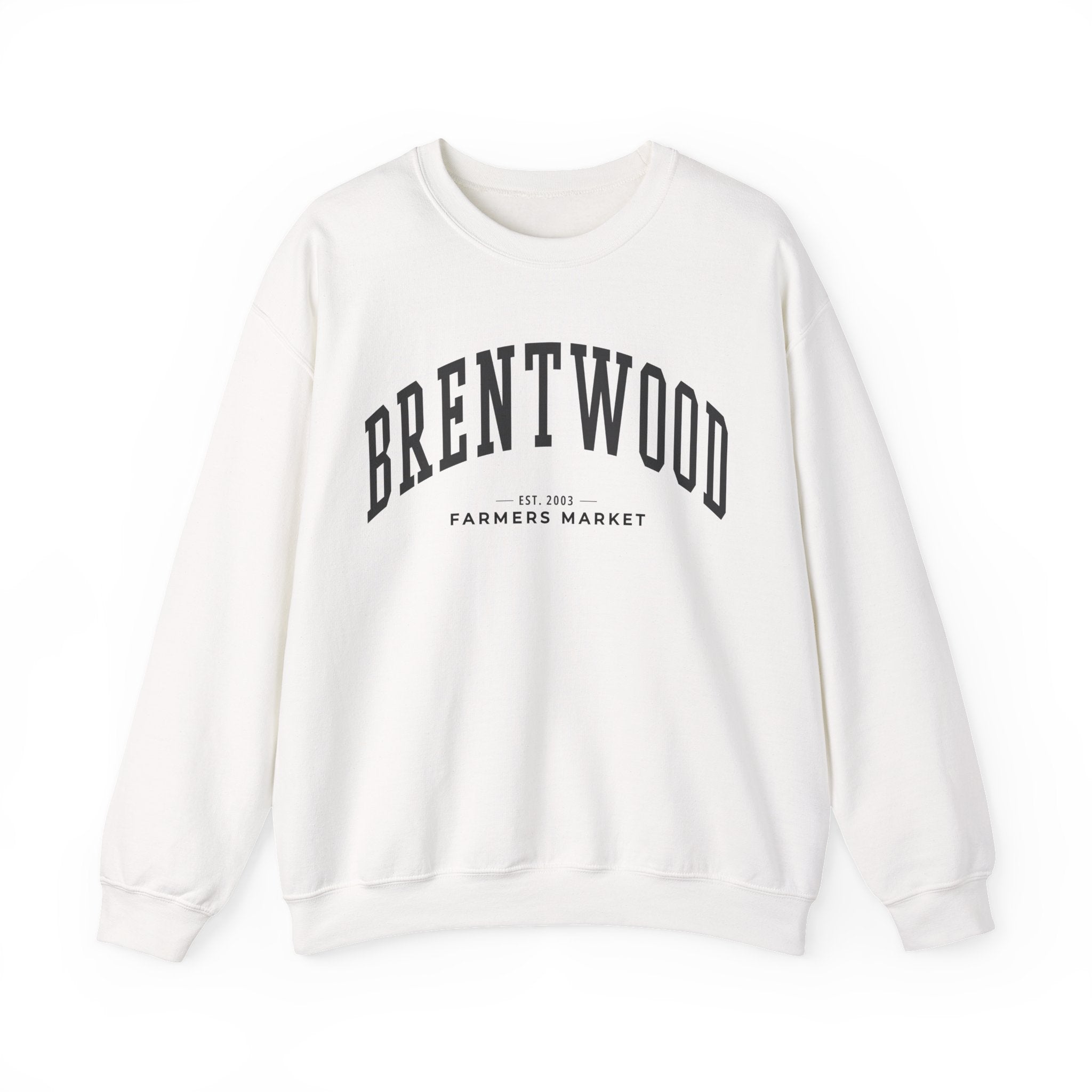 Brentwood Farmers Market Sweatshirt (Large City Text)