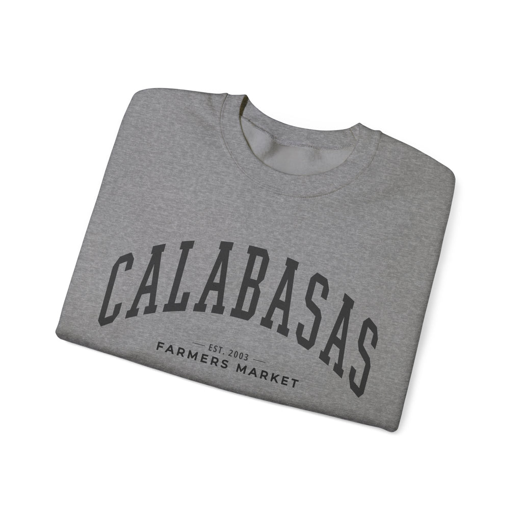 Calabasas Farmers Market Collegiate Crewneck (Large City Text)