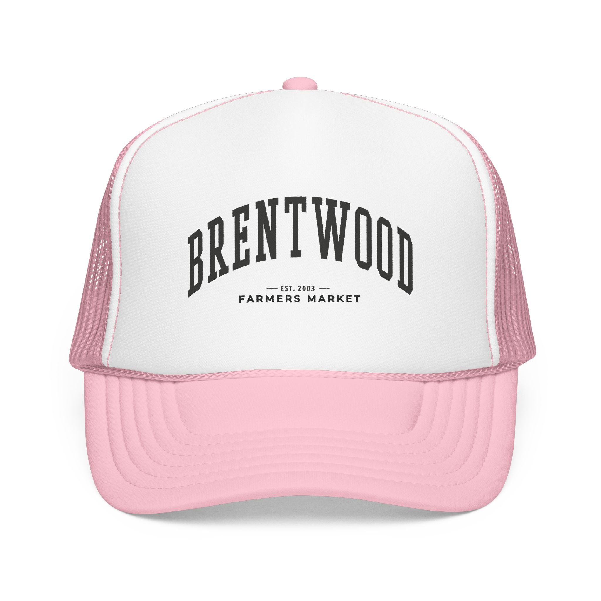 Brentwood Farmers Market Trucker Hat (Large City Text)