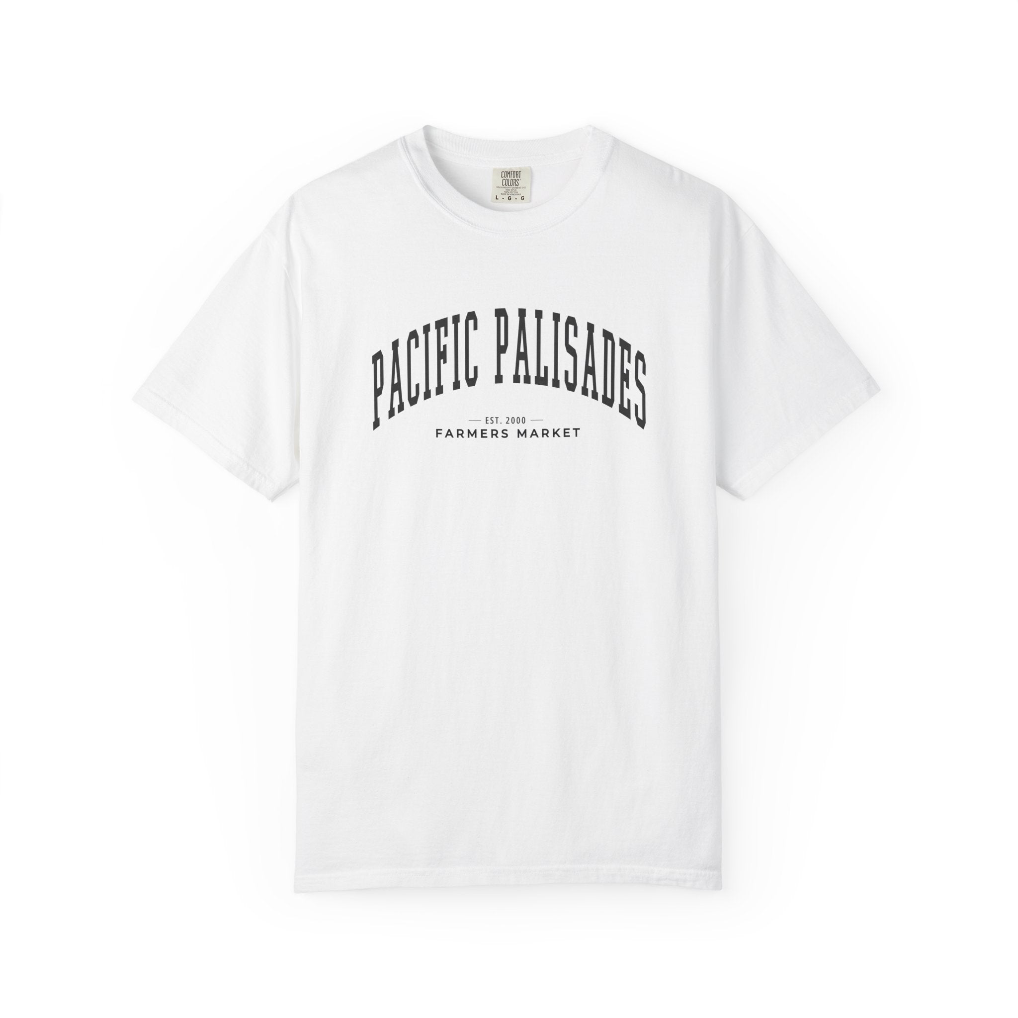 Pacific Palisades Farmers Market Tee (Large City Text)
