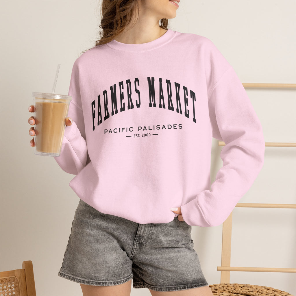 Pacific Palisades Farmers Market Collegiate Sweatshirt (Small City Text)