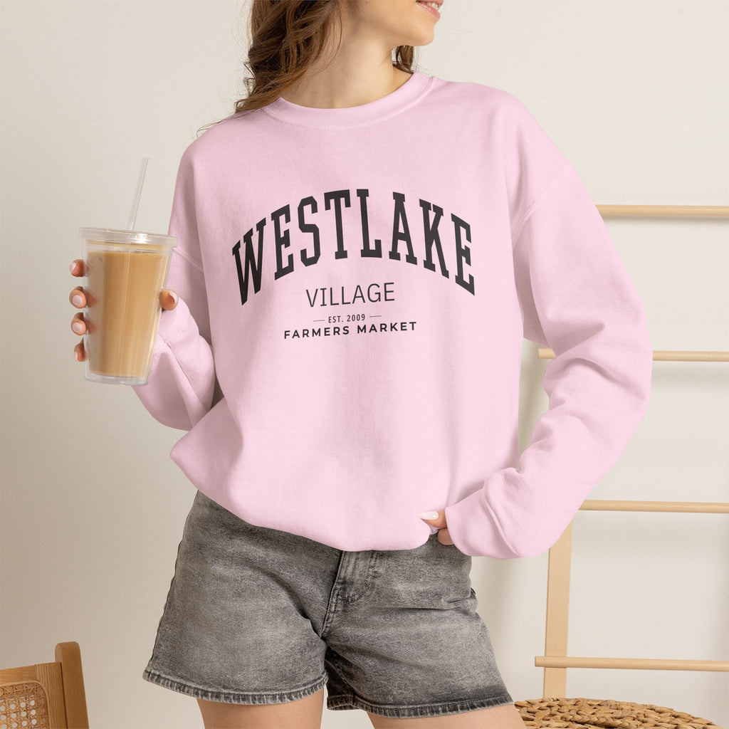 Westlake Village Farmers Market Collegiate Crewneck (Large City Text)
