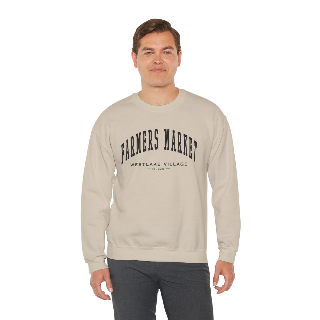 Westlake Village Farmers Market Collegiate Crewneck (Small City Text)