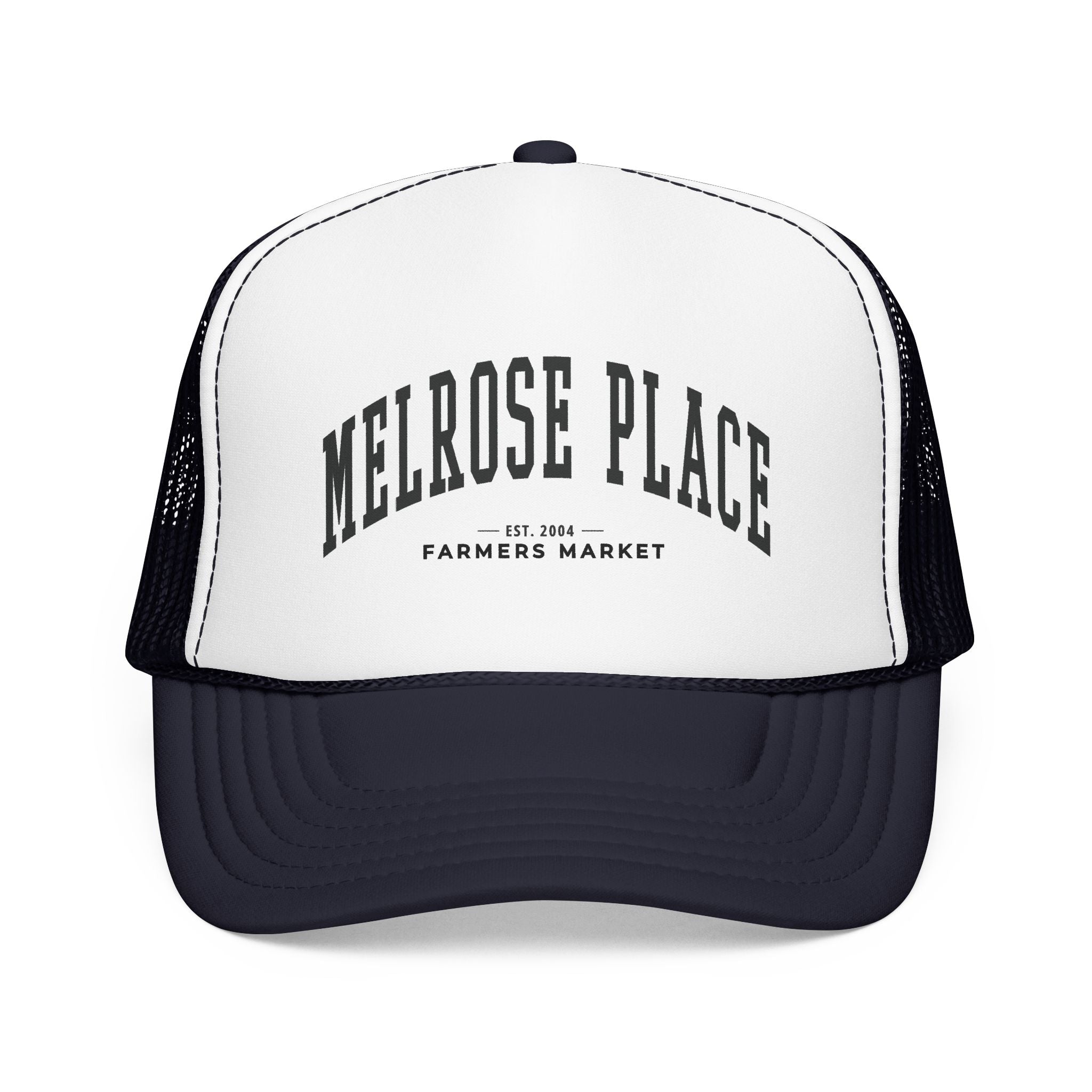 Melrose Place Market Trucker Hat (Large City Text)