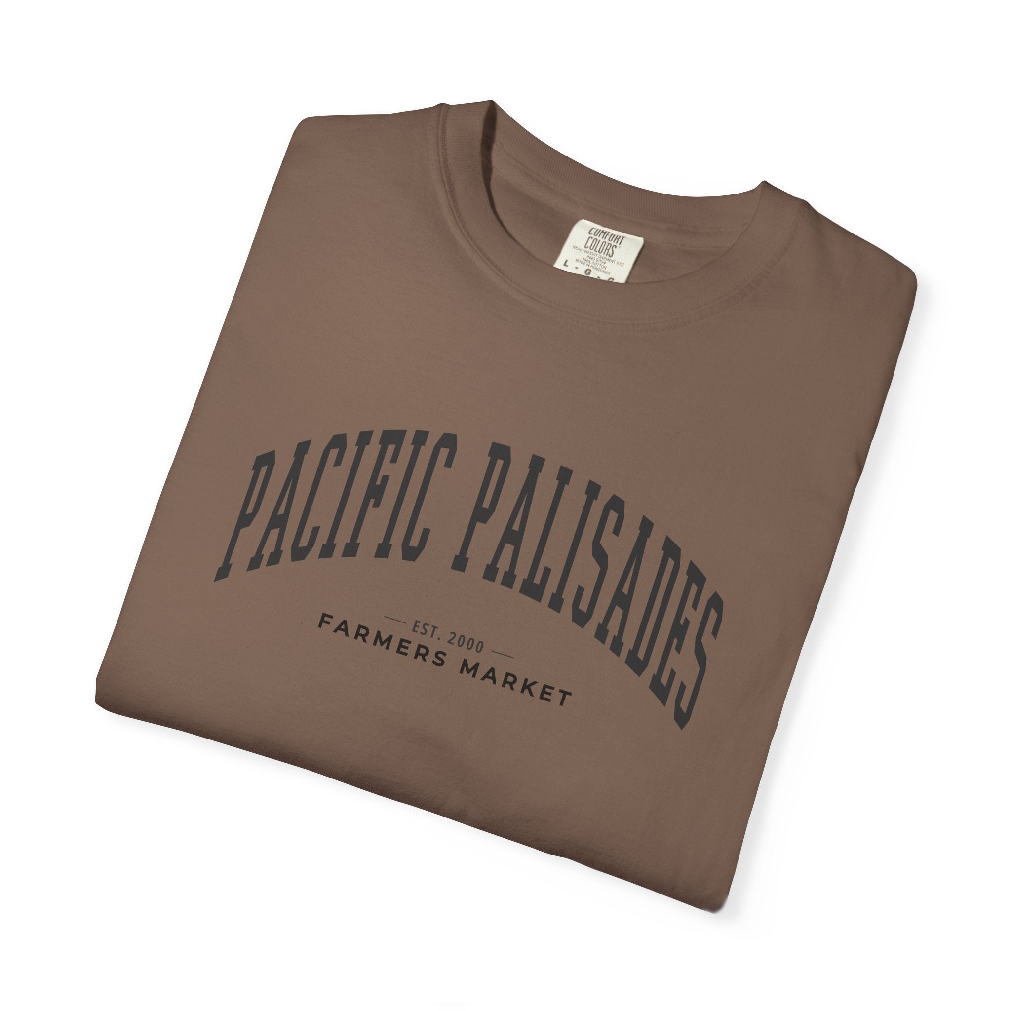 Pacific Palisades Farmers Market Tee (Large City Text)