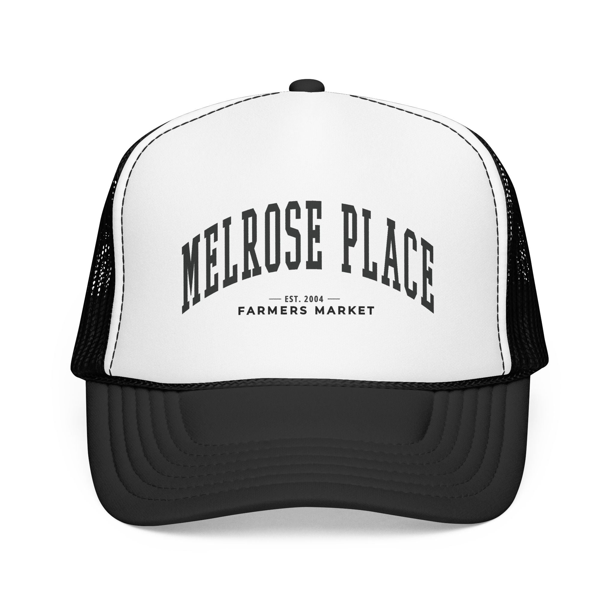 Melrose Place Market Trucker Hat (Large City Text)
