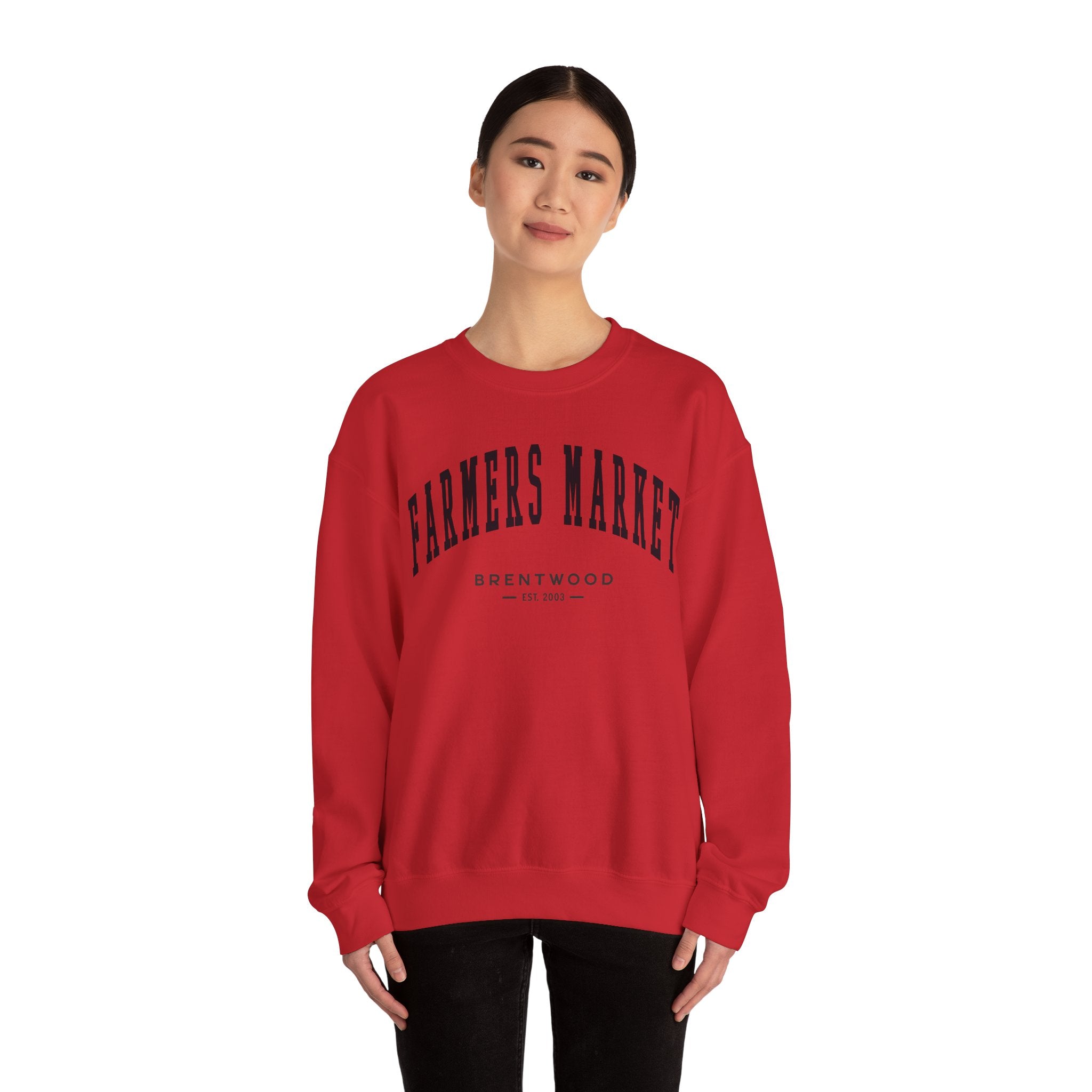 Brentwood Farmers Market Sweatshirt (Small City Text)