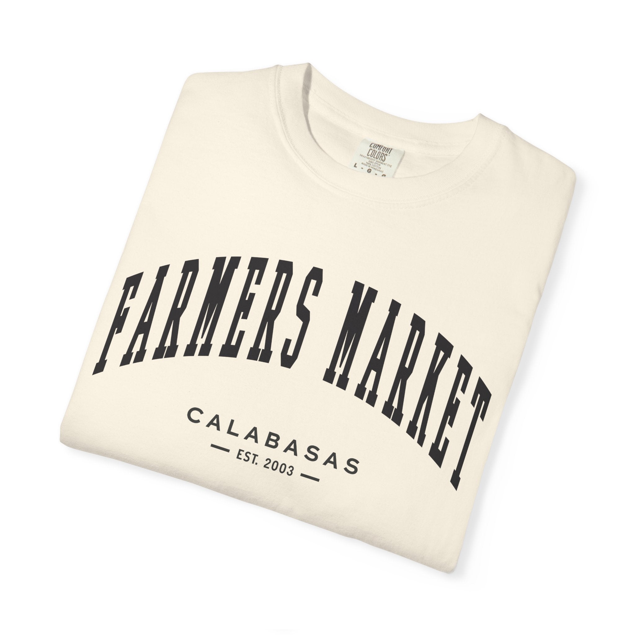 Calabasas Farmers Market Collegiate Tee (Small City Text)