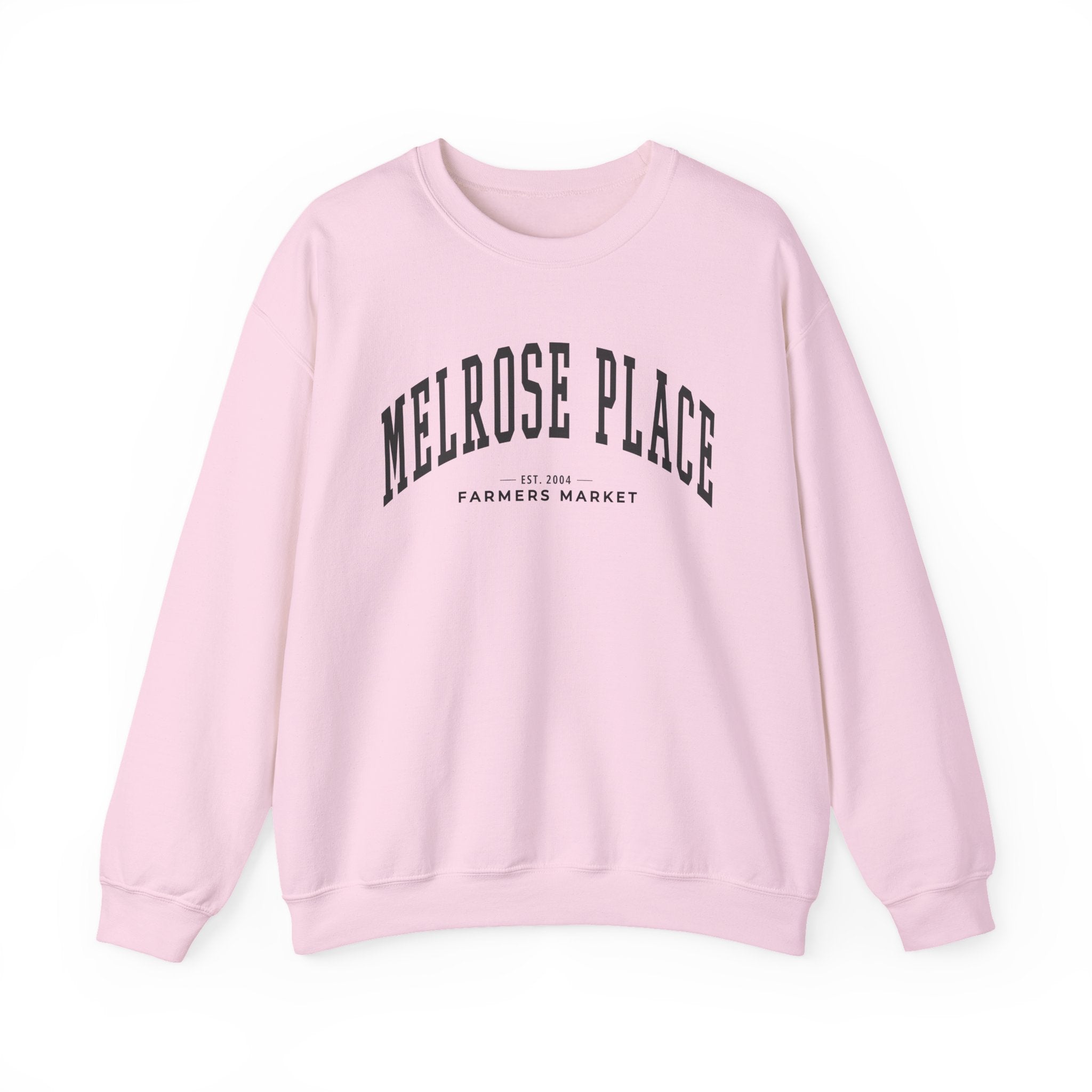 Melrose Place Farmers Market Collegiate Crewneck (Large City Text)