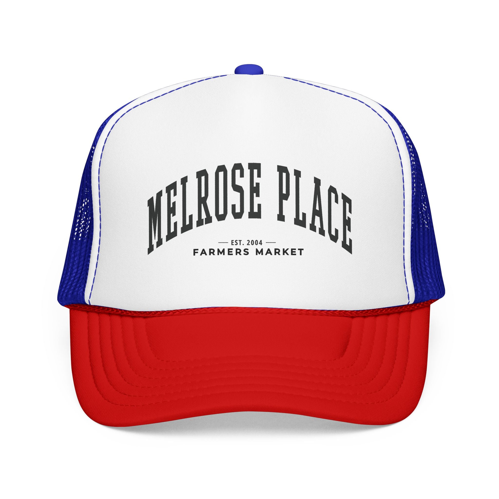 Melrose Place Market Trucker Hat (Large City Text)