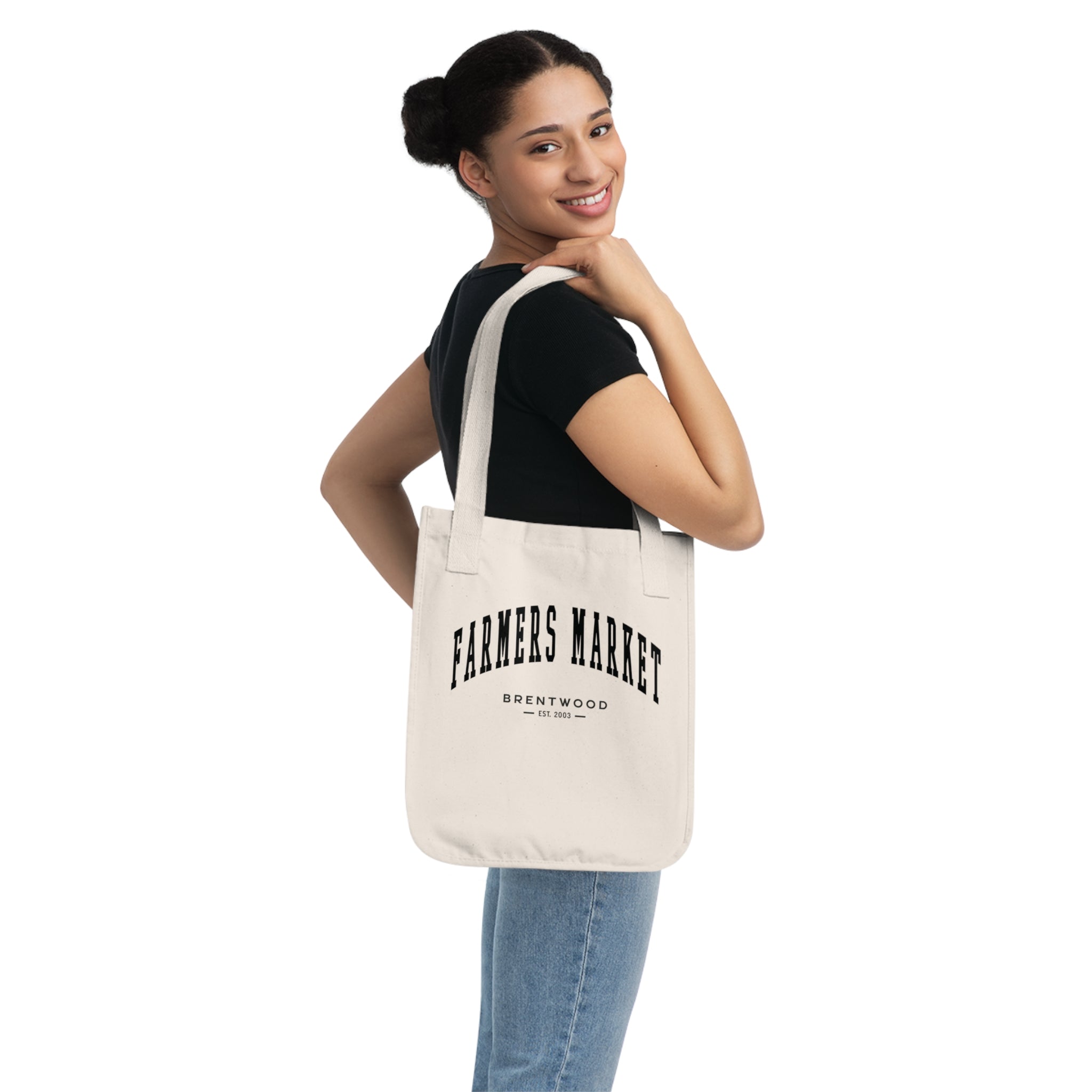 Brentwood Market Tote (Small City Text)