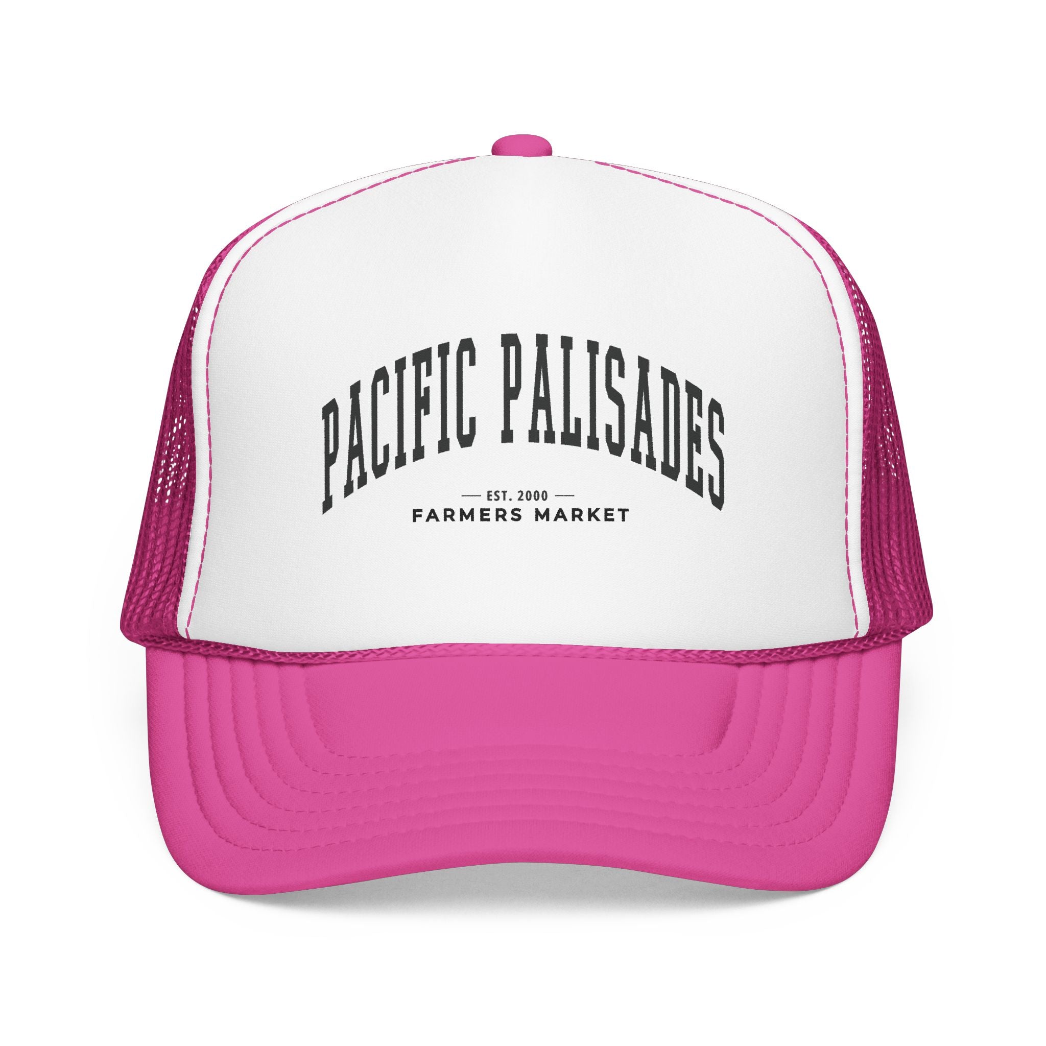 Pacific Palisades Market Trucker Hat (Large City Text)