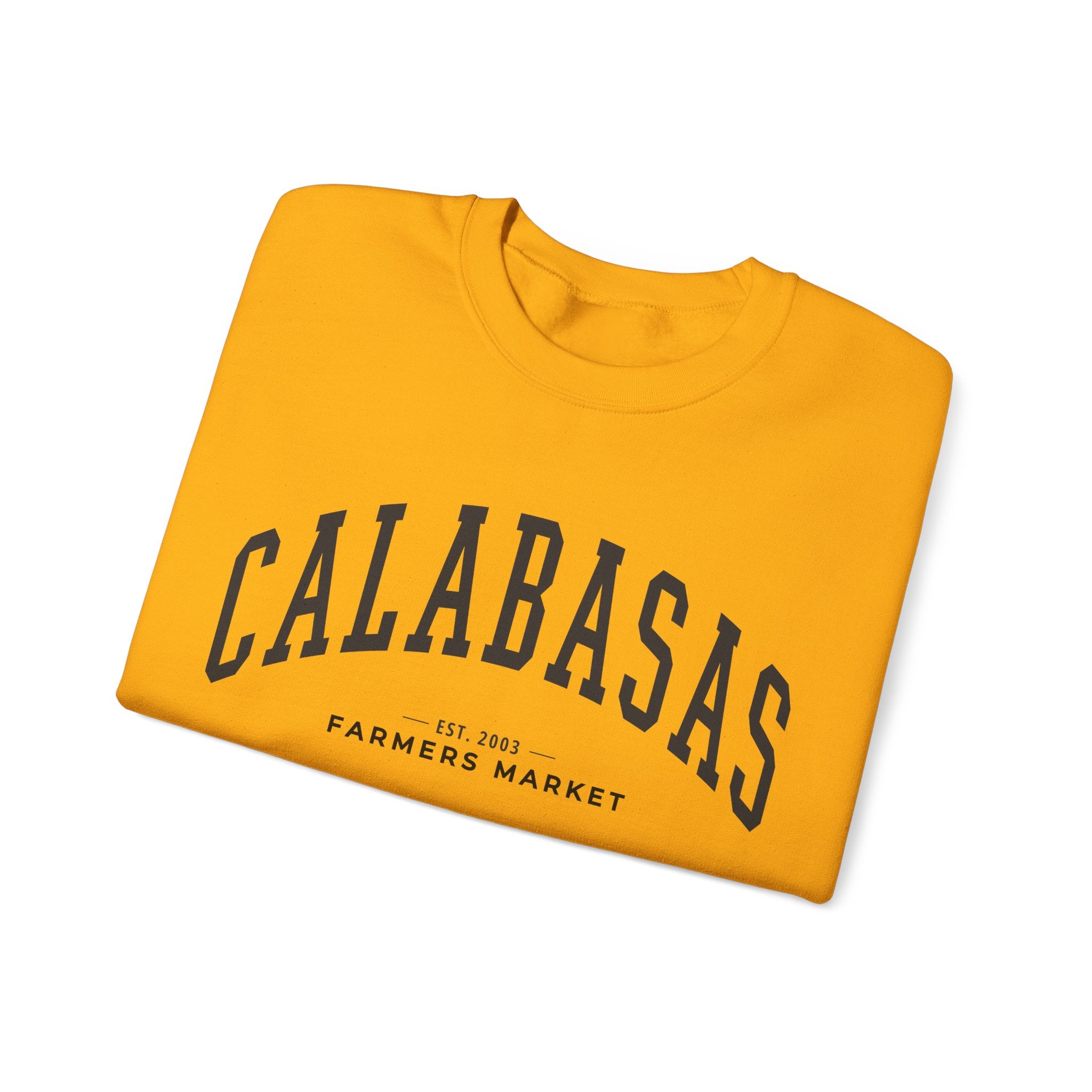 Calabasas Farmers Market Collegiate Crewneck (Large City Text)