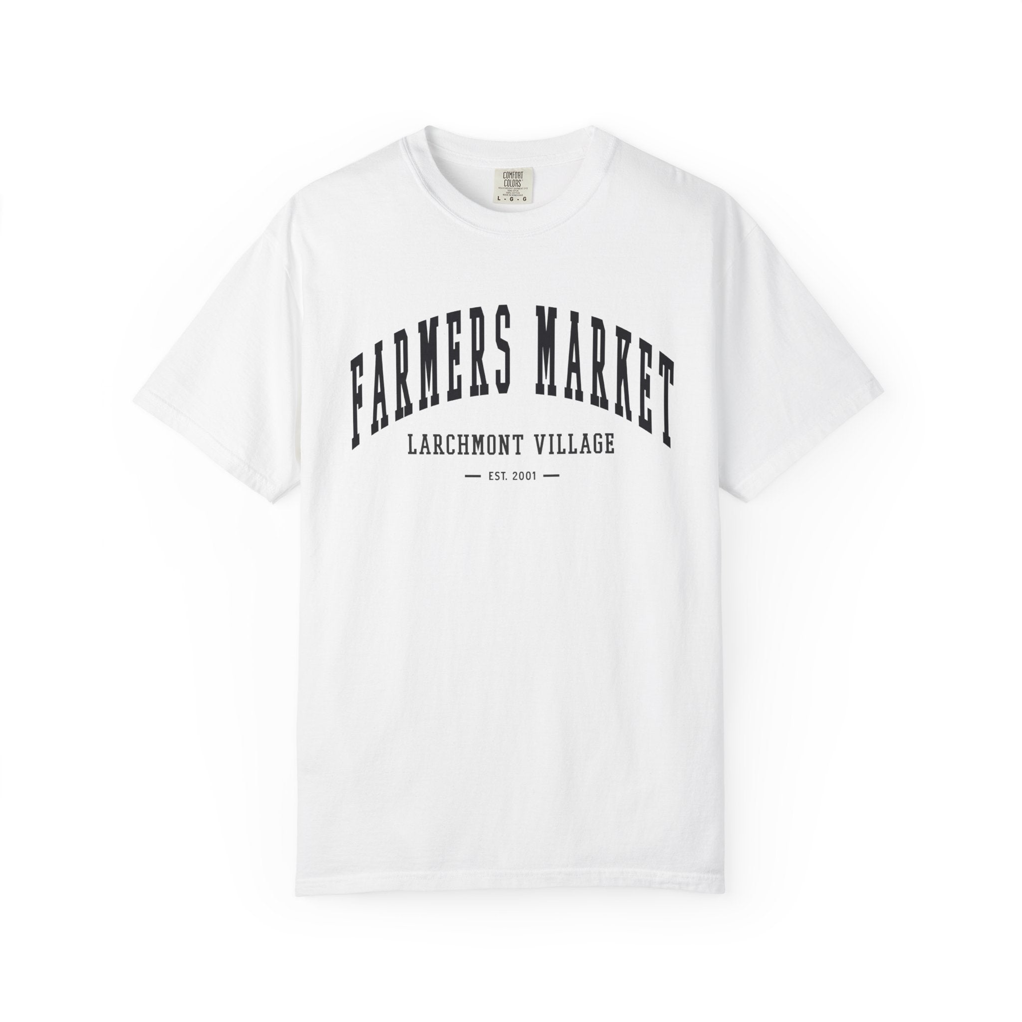 Larchmont Village Farmers Market Tee (Small City Text)