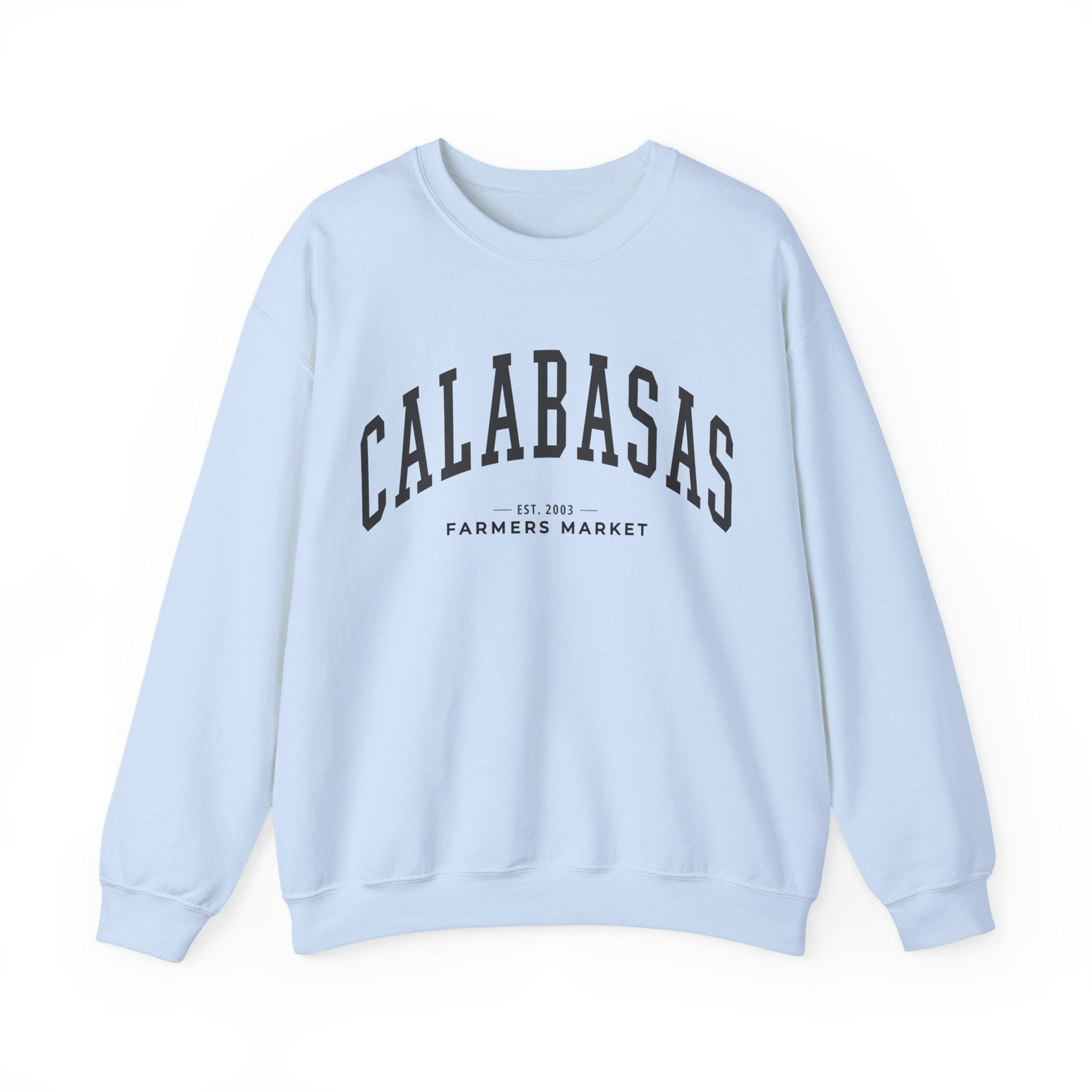 Calabasas Farmers Market Collegiate Crewneck (Large City Text)