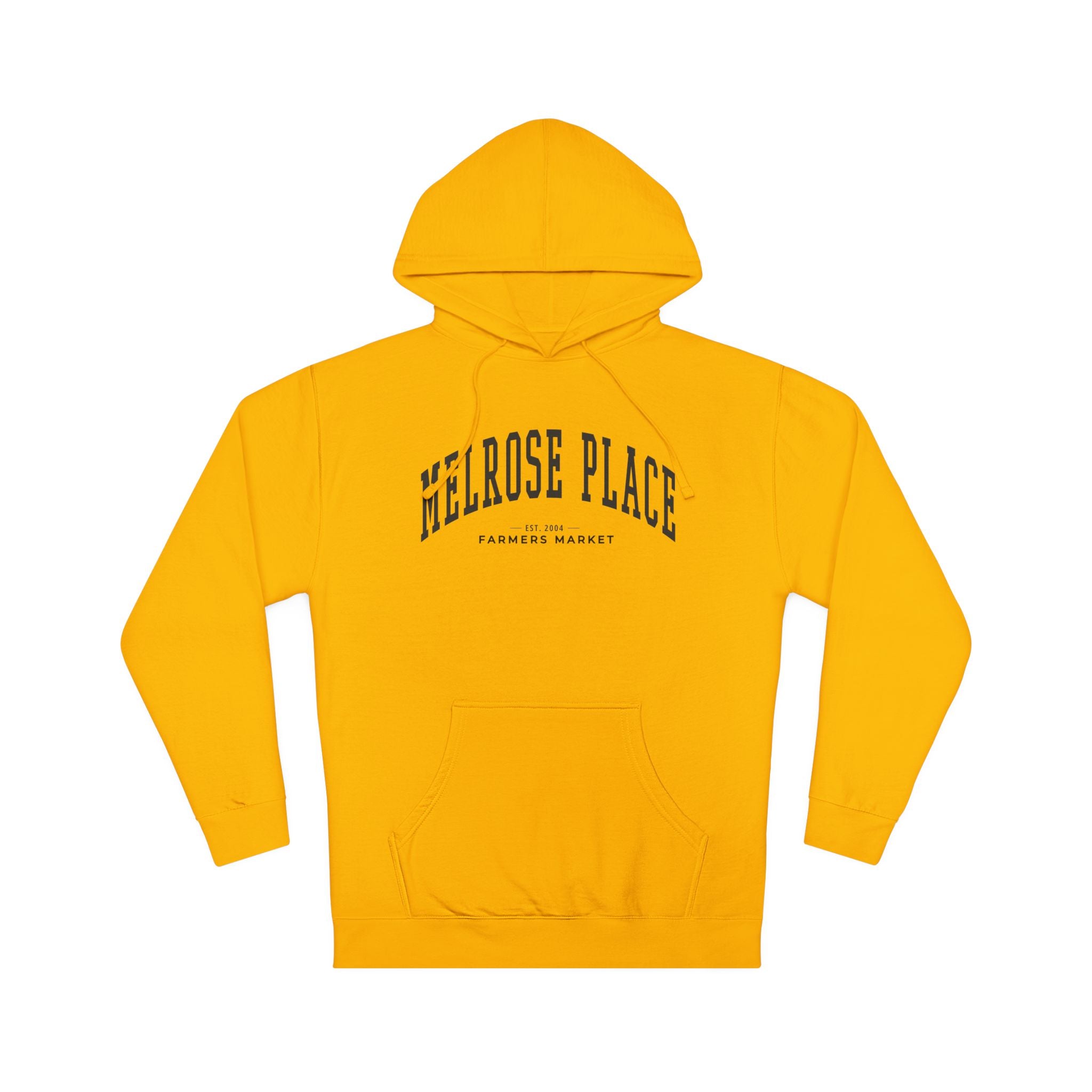 Melrose Place Farmers Market Collegiate Hoodie (Large City Text)