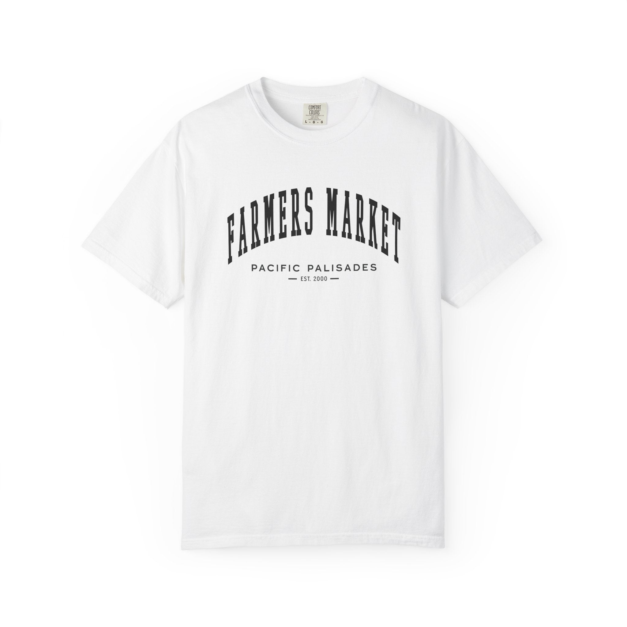 Pacific Palisades Farmers Market Collegiate Crewneck (Small City Text)