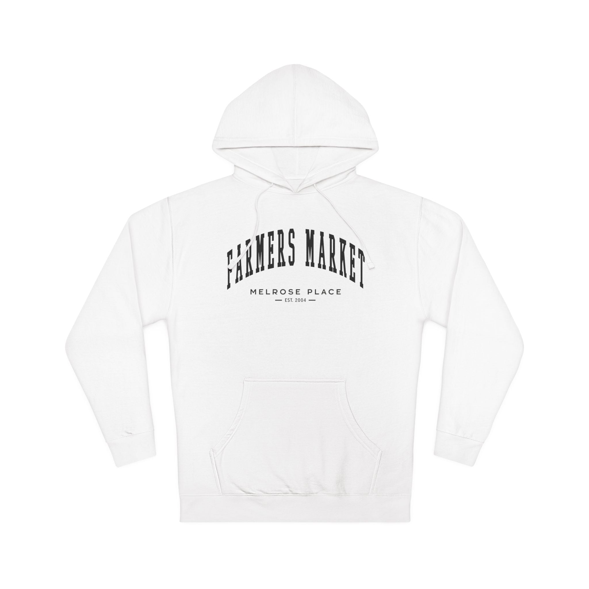 Melrose Place Farmers Market Collegiate Hoodie (Small City Text)