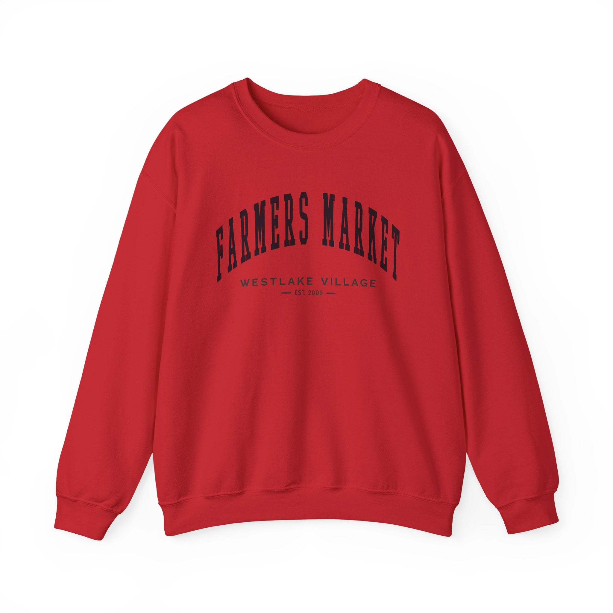 Westlake Village Farmers Market Collegiate Crewneck (Small City Text)