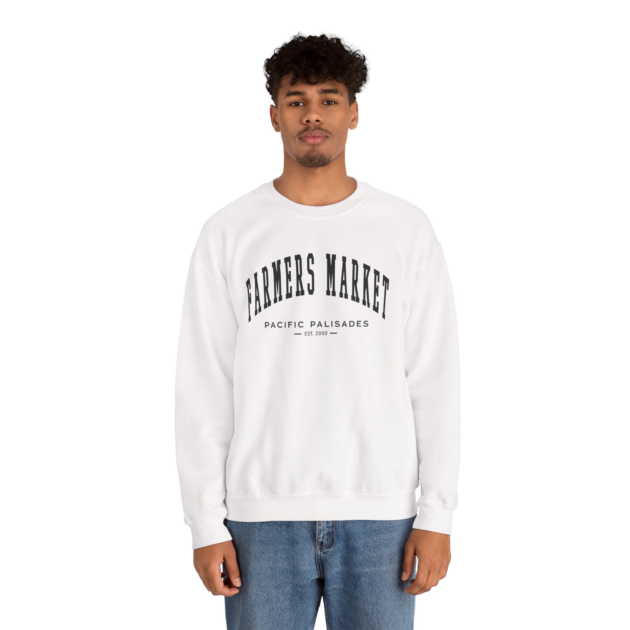Pacific Palisades Farmers Market Collegiate Sweatshirt (Small City Text)