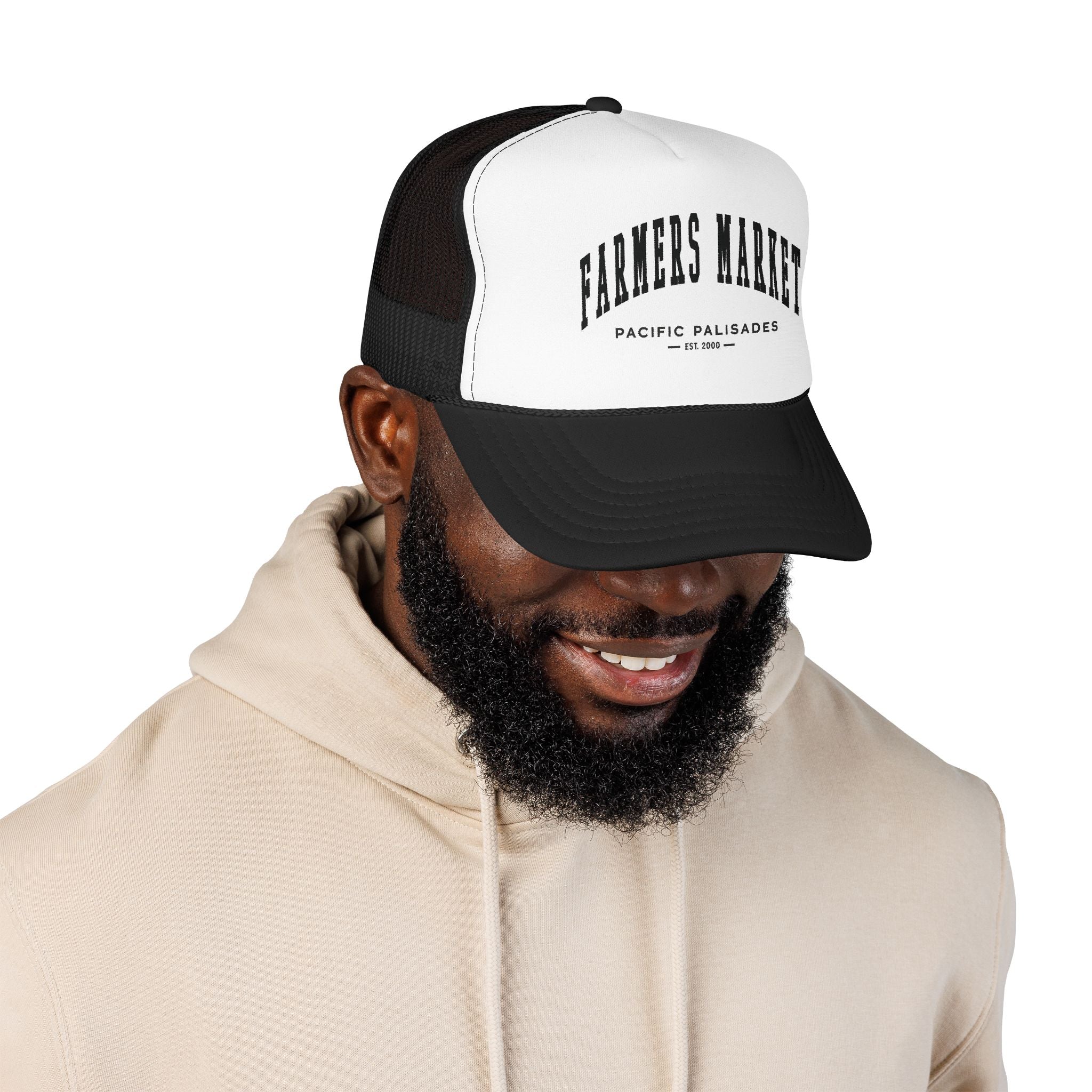 Pacific Palisades Market Trucker Hat (Small City Text)