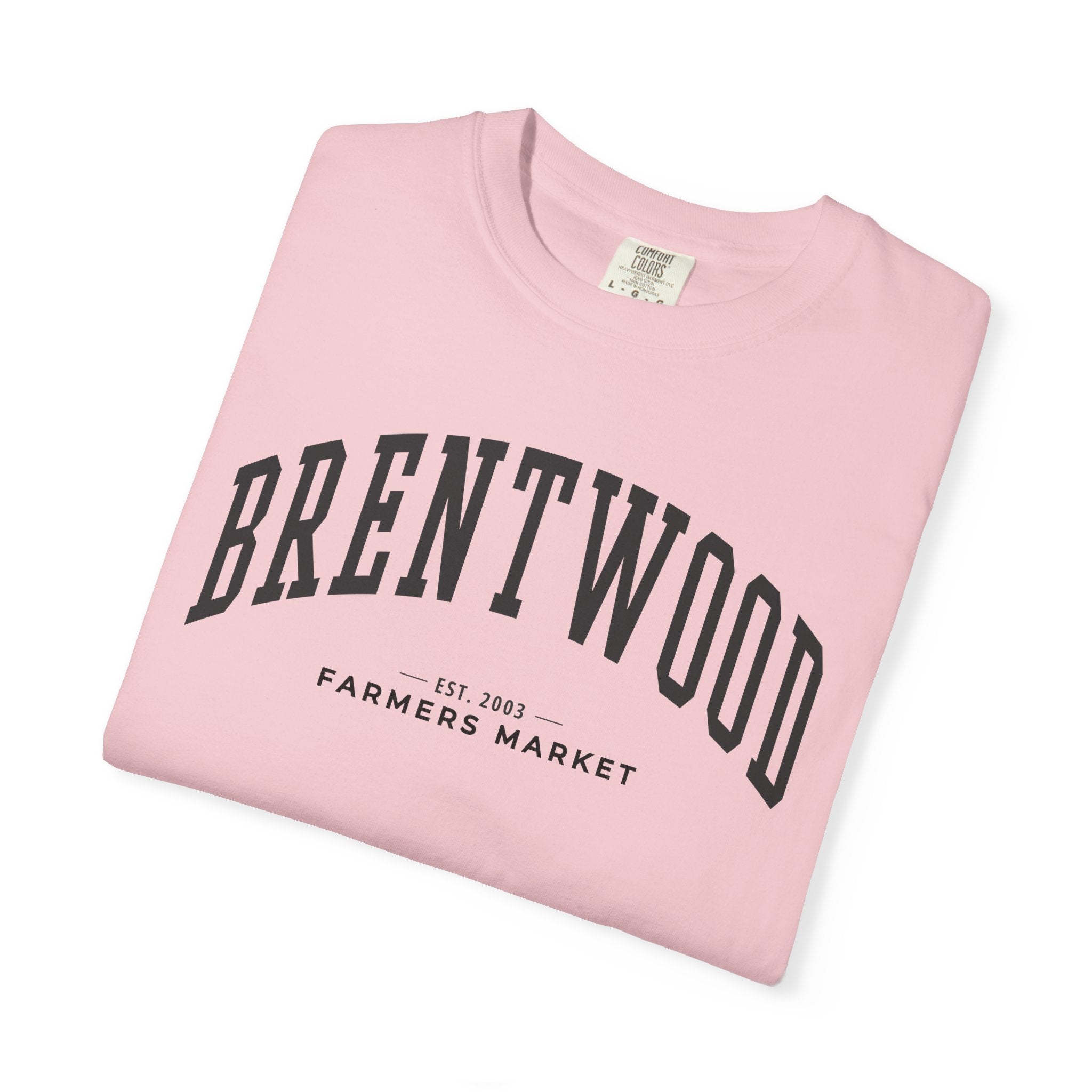 Brentwood Farmers Market Tee (Large City Text)