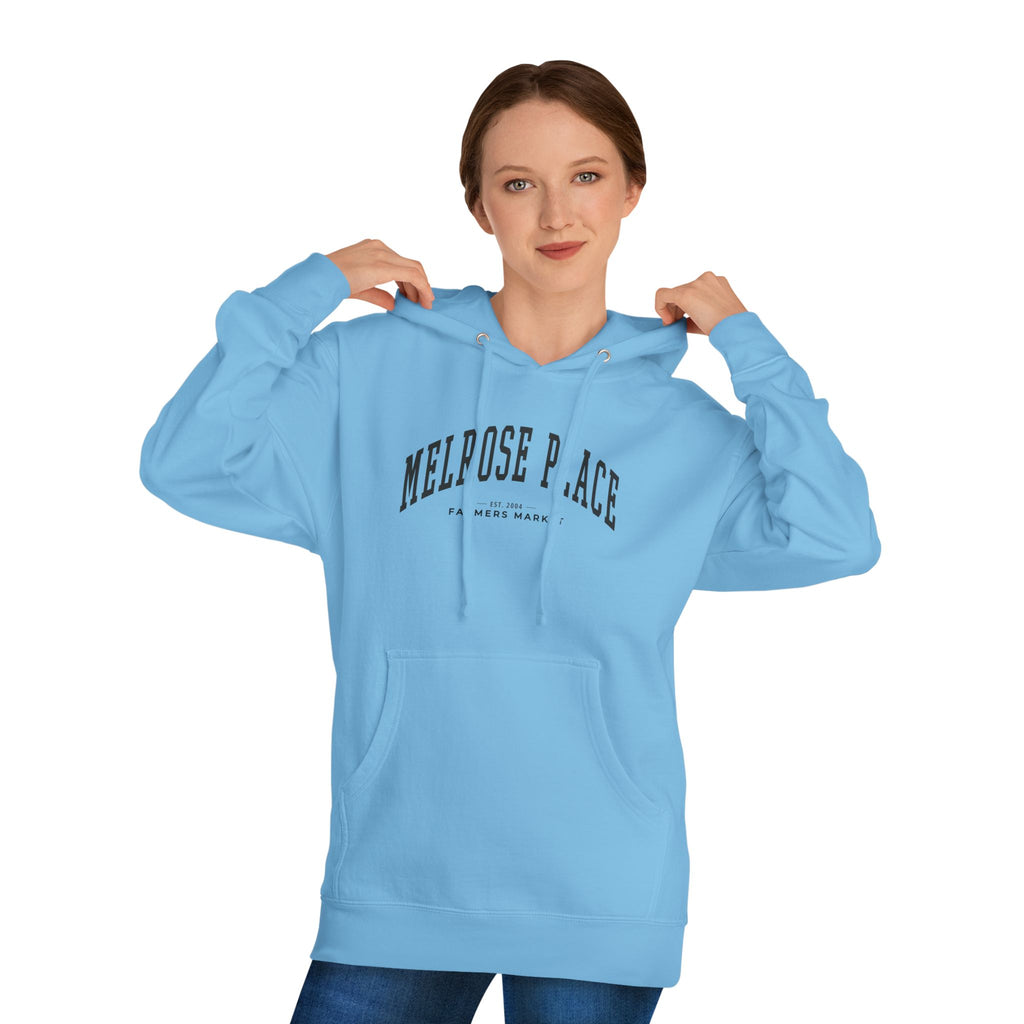 Melrose Place Farmers Market Collegiate Hoodie (Large City Text)