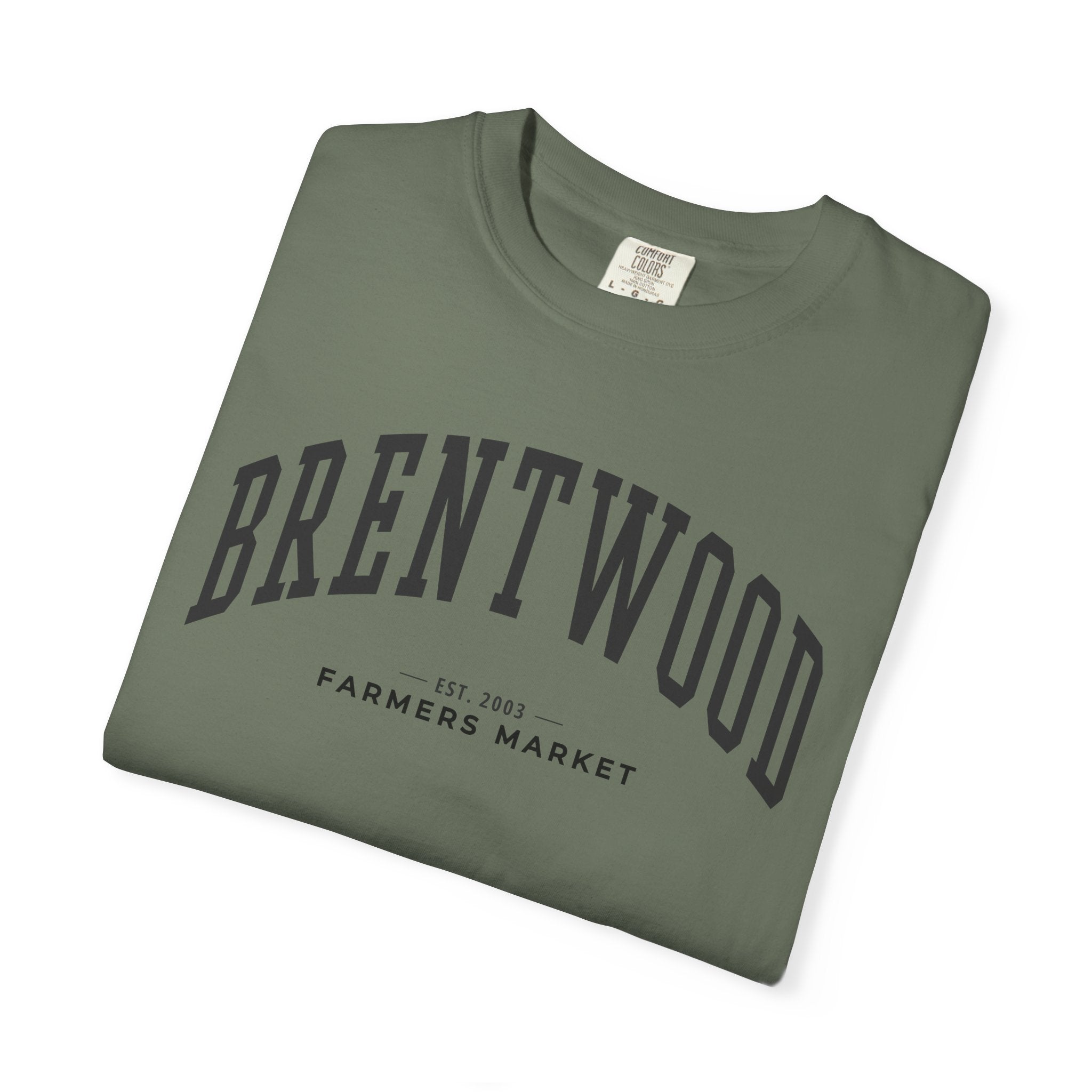 Brentwood Farmers Market Tee (Large City Text)