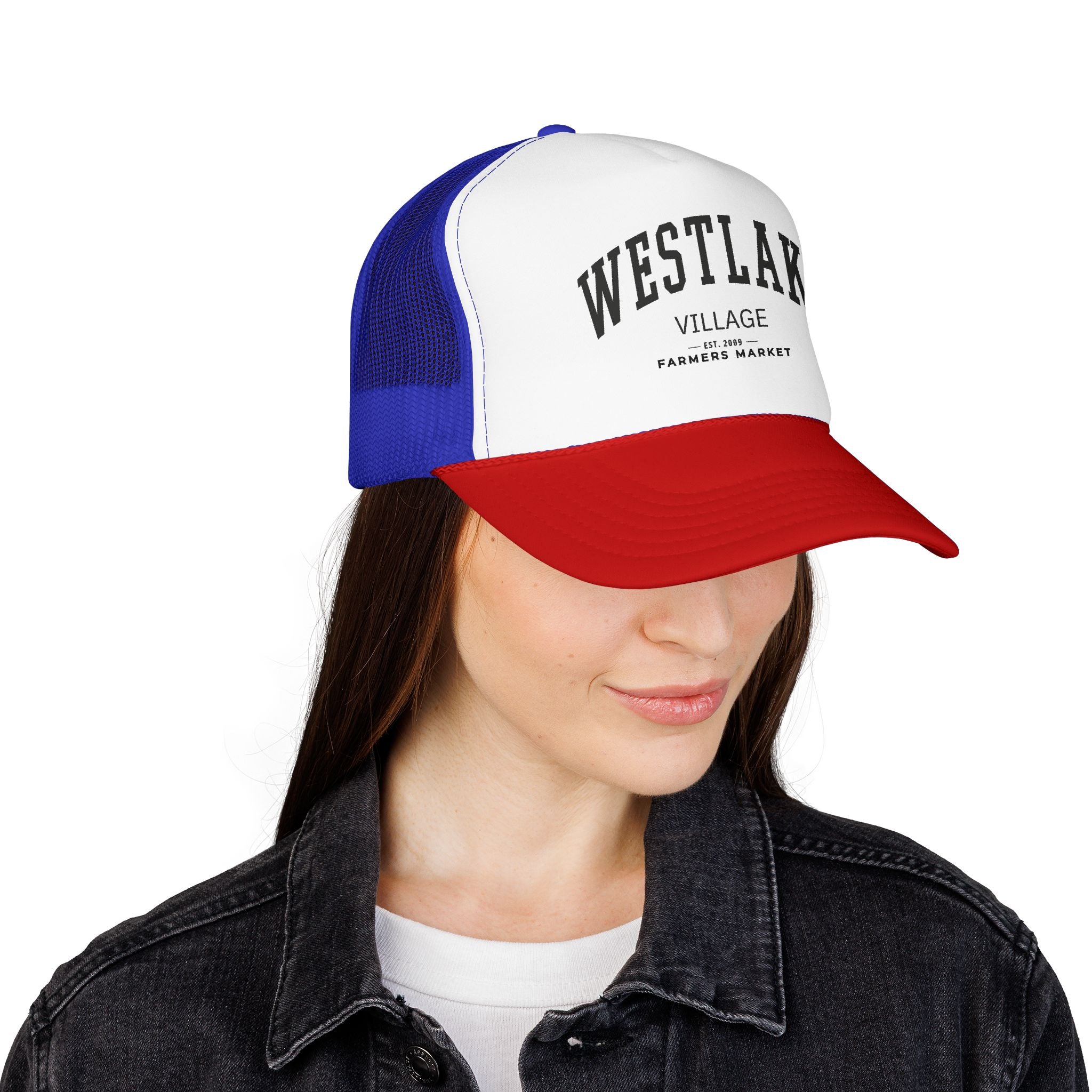 Westlake Village Market Trucker Hat (Large City Text)