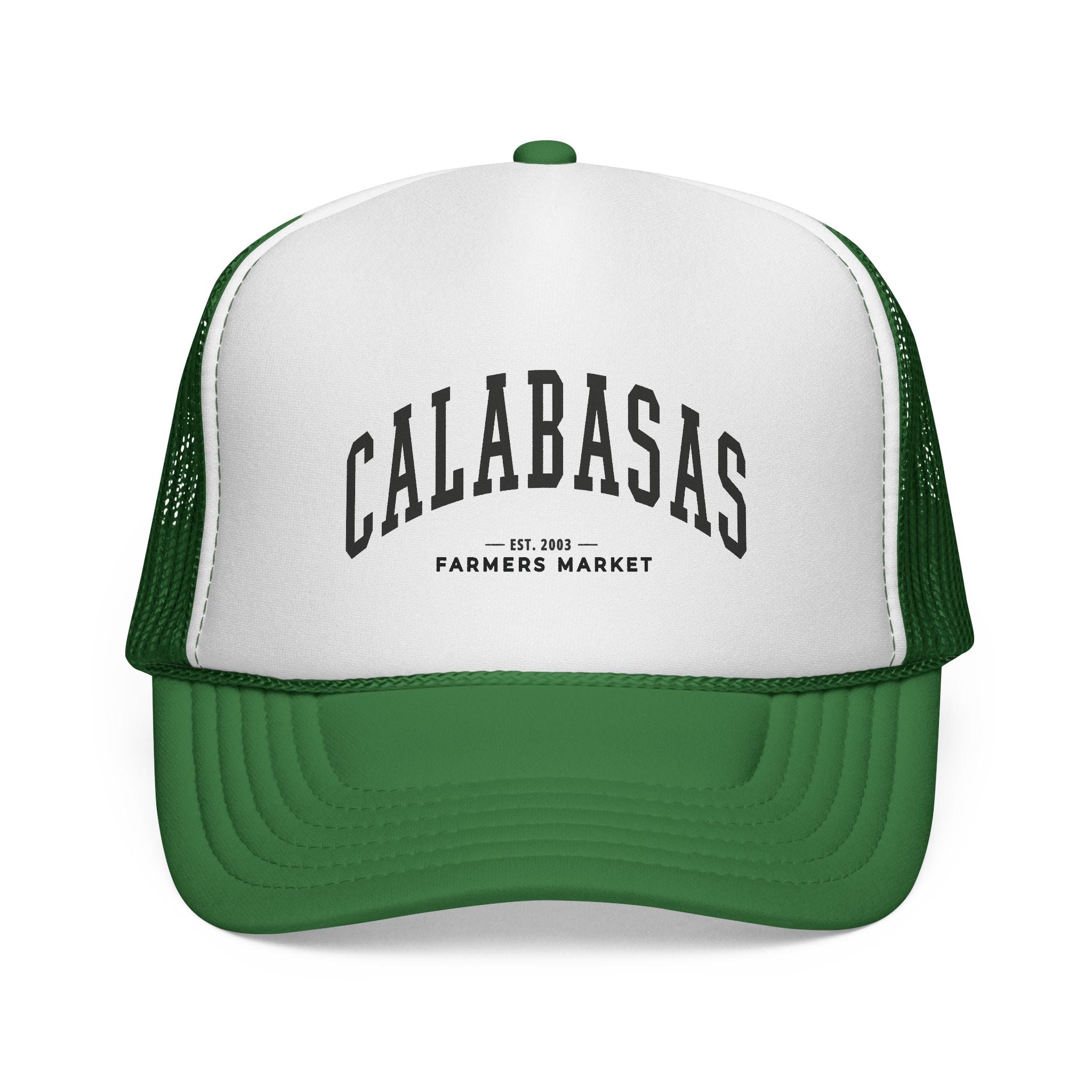 Calabasas Farmers Market Trucker Hat (Large City Text)