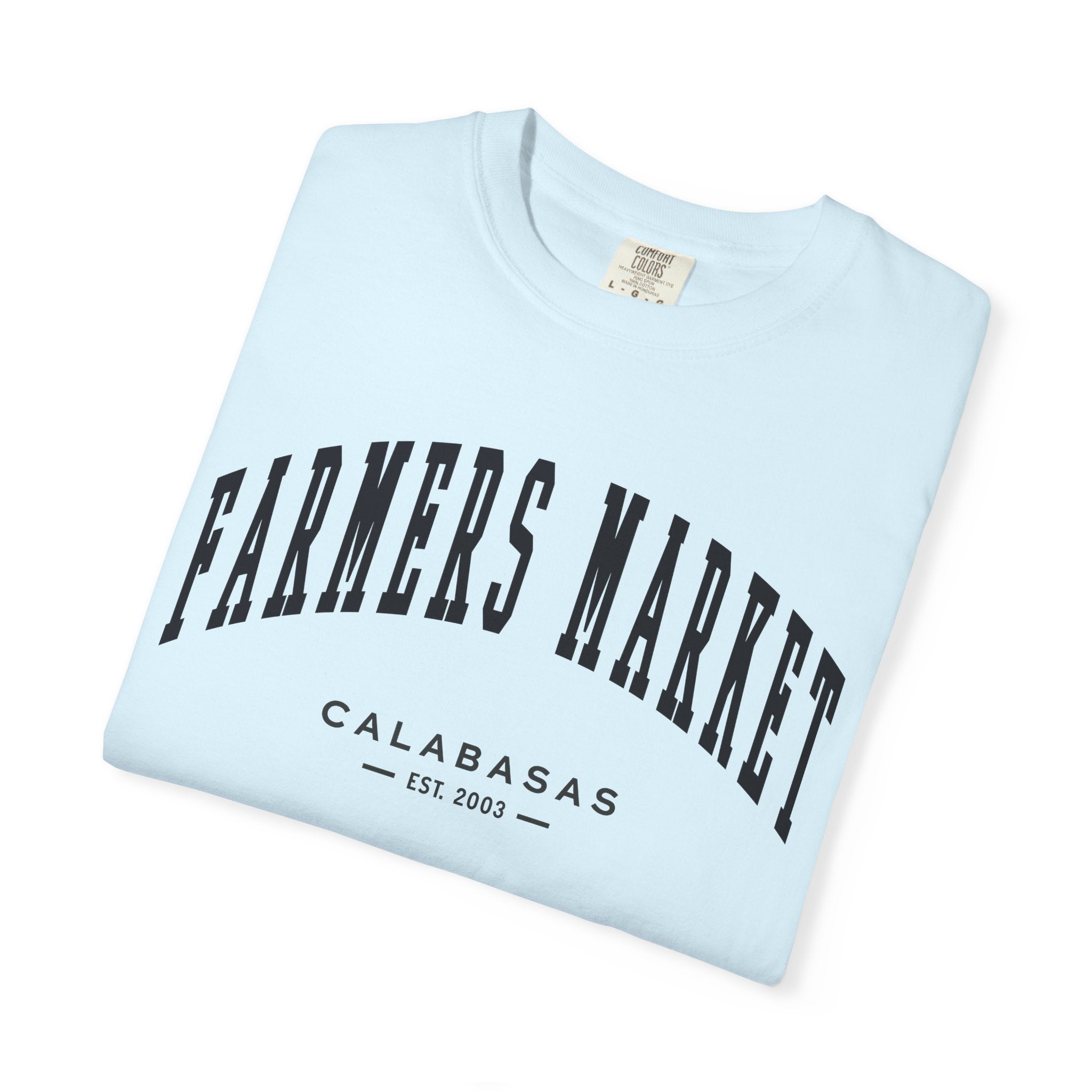 Calabasas Farmers Market Collegiate Tee (Small City Text)