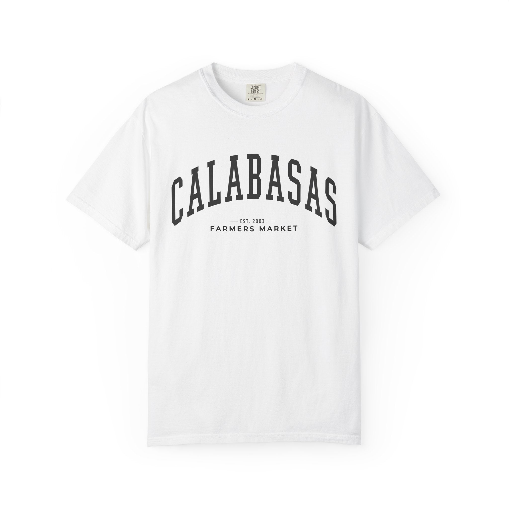 Calabasas Farmers Market Tee (Large City Text)