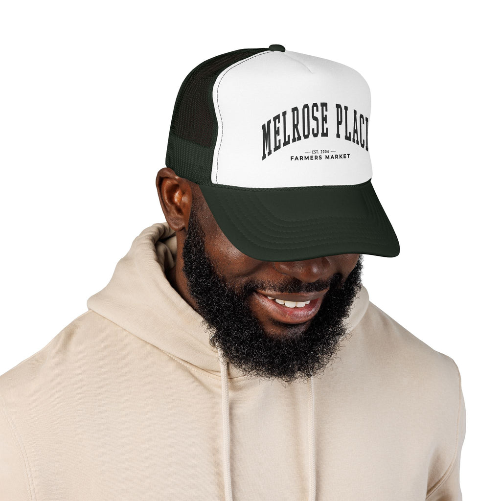 Melrose Place Market Trucker Hat (Large City Text)