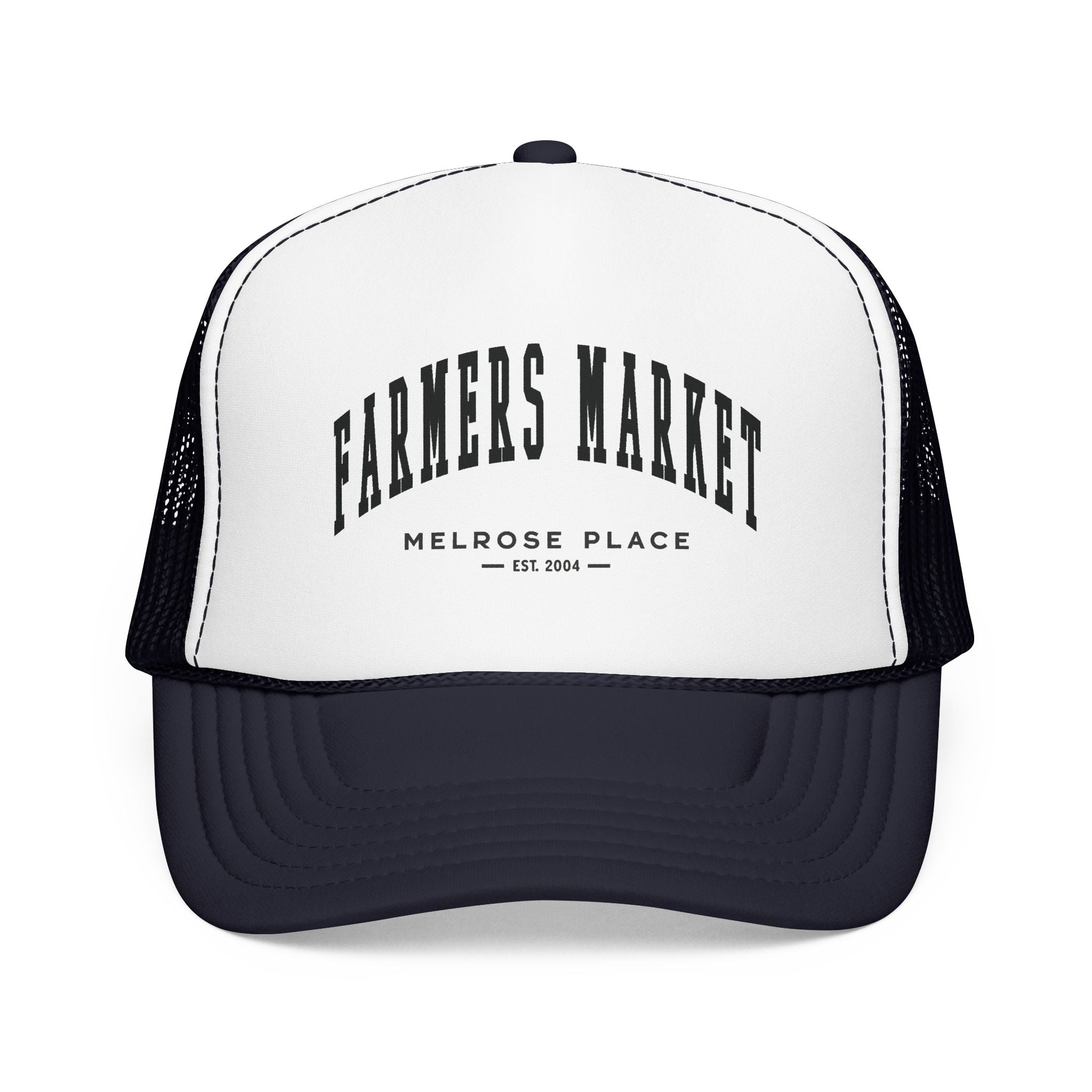 Melrose Place Market Trucker Hat (Small City Text)