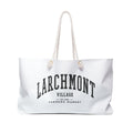Larchmont Village Market Weekender Rope Tote (Large City Text)