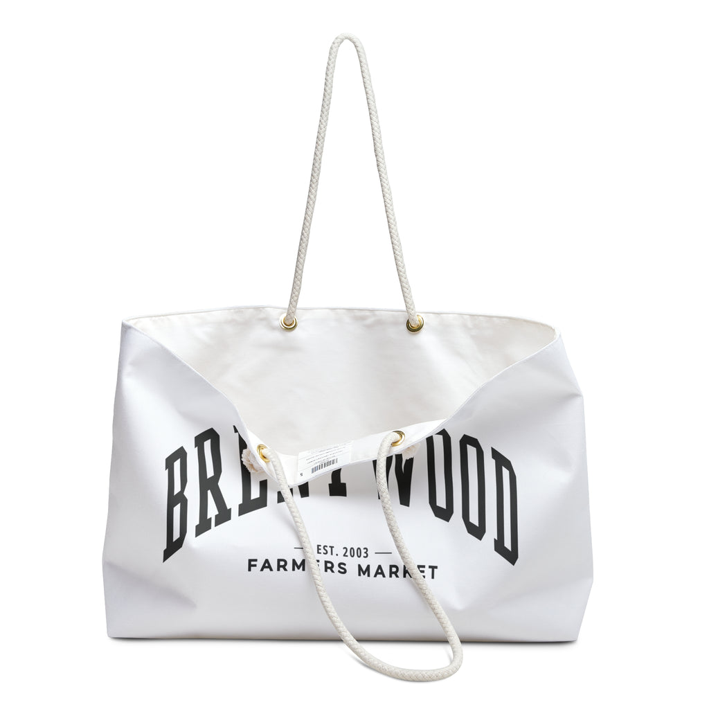 Brentwood Weekender Tote (Large City Text)