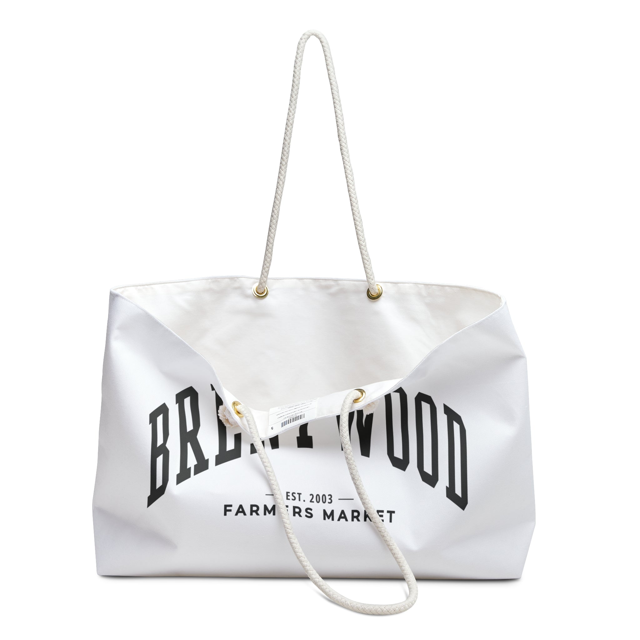 Brentwood Weekender Tote (Large City Text)