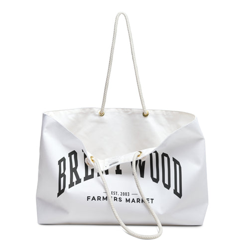 Brentwood Weekender Tote (Large City Text)