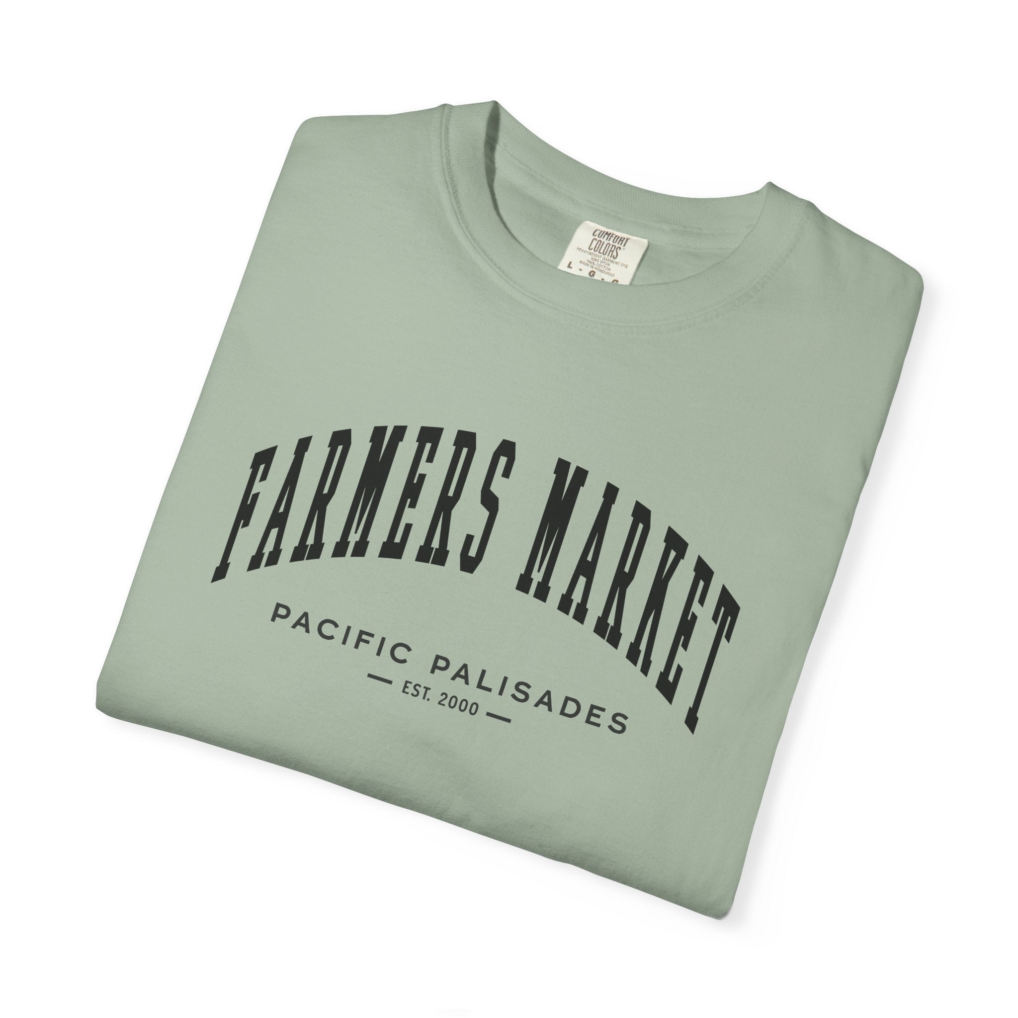 Pacific Palisades Farmers Market Collegiate Crewneck (Small City Text)