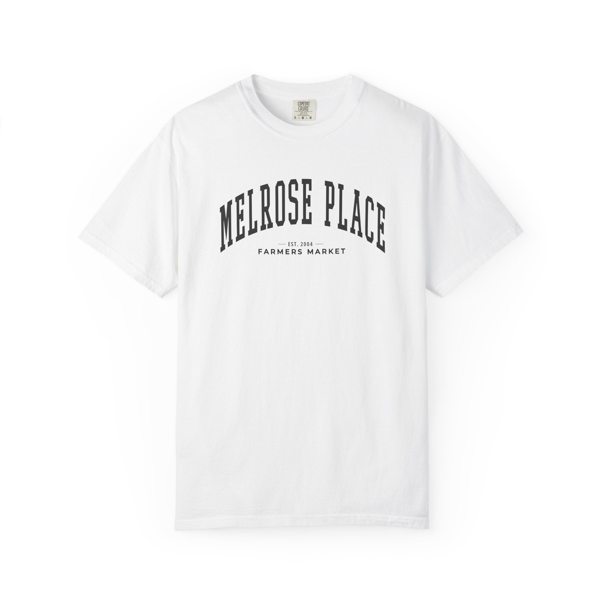 Melrose Place Farmers Market Tee (Large City Text)
