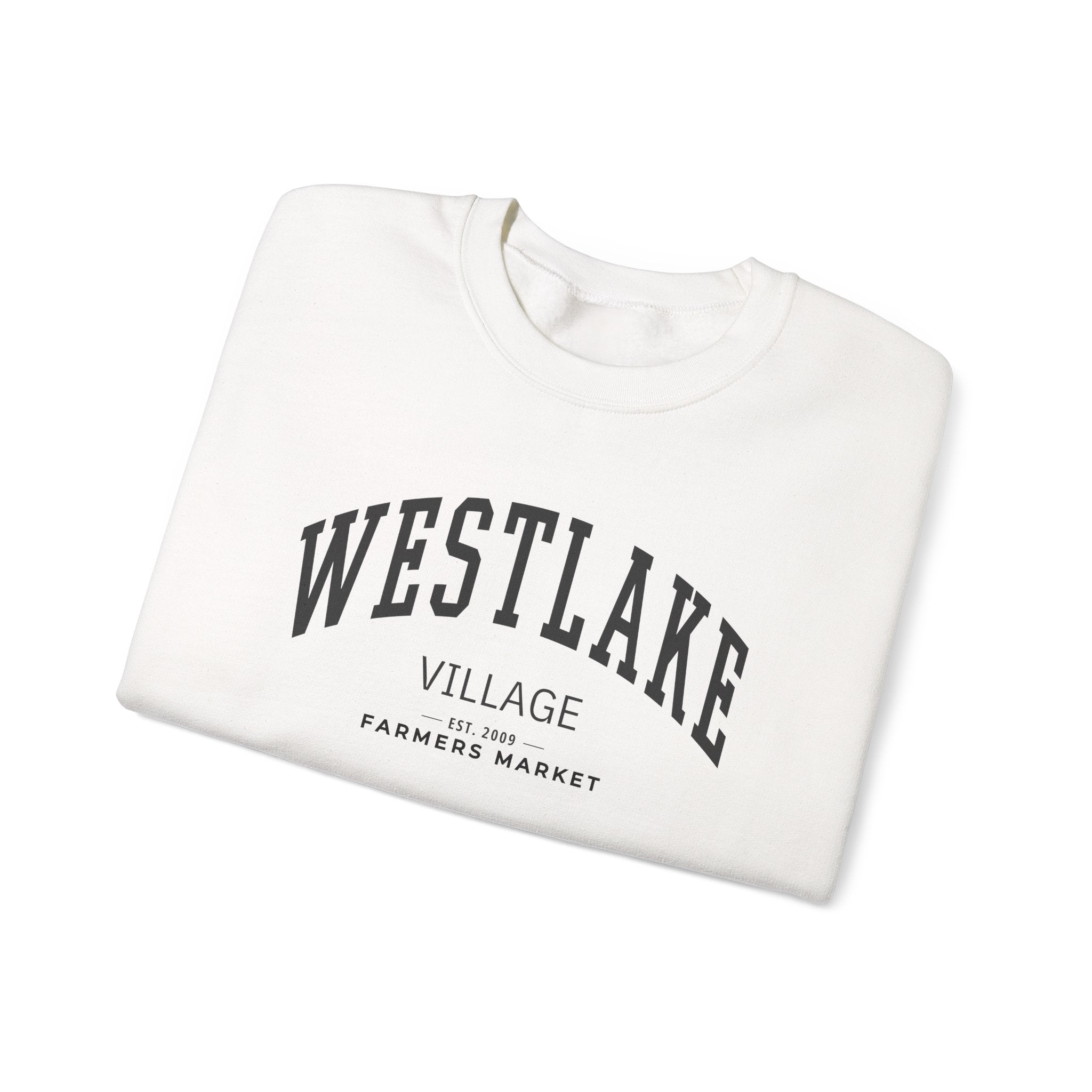 Westlake Village Farmers Market Collegiate Crewneck (Large City Text)