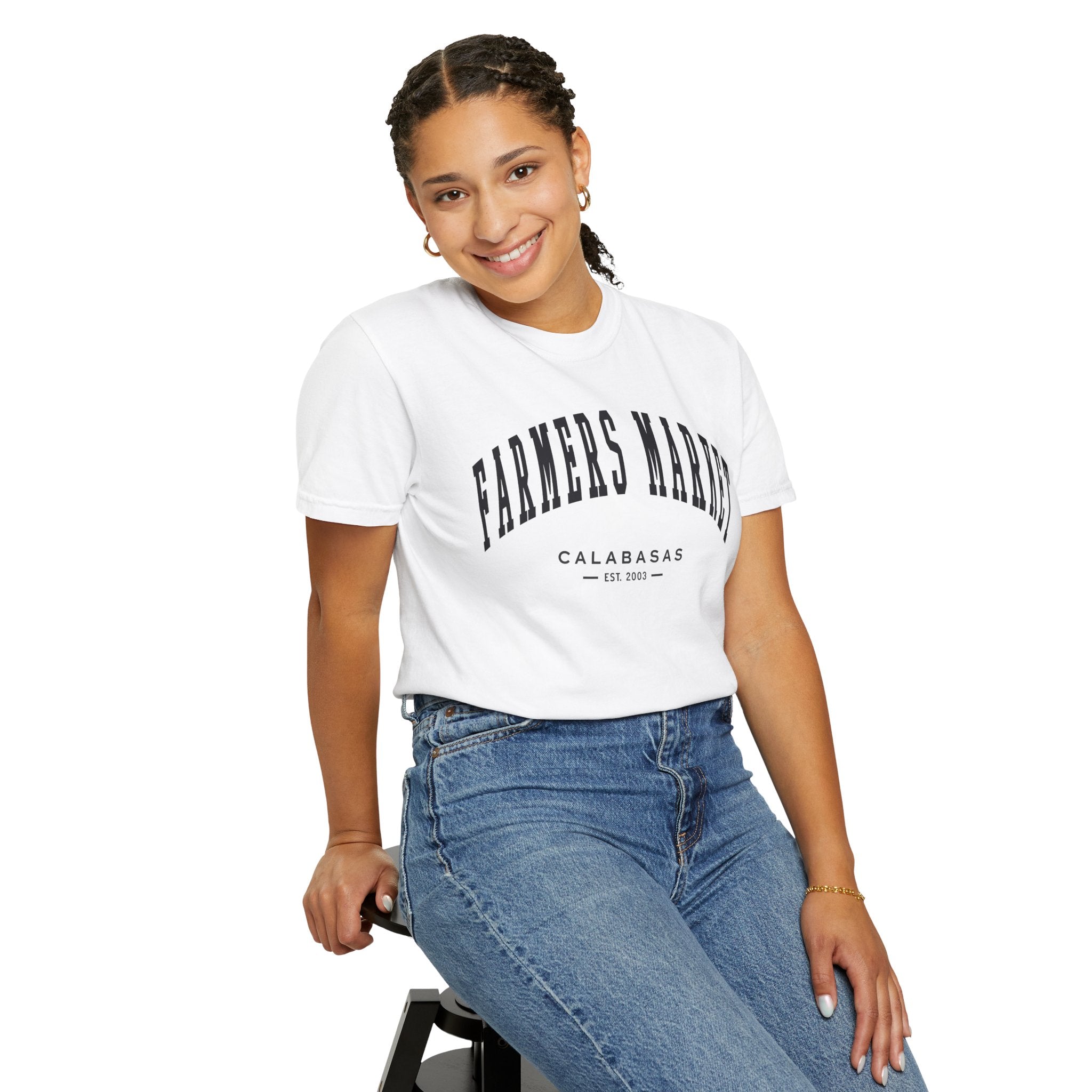 Calabasas Farmers Market Collegiate Tee (Small City Text)