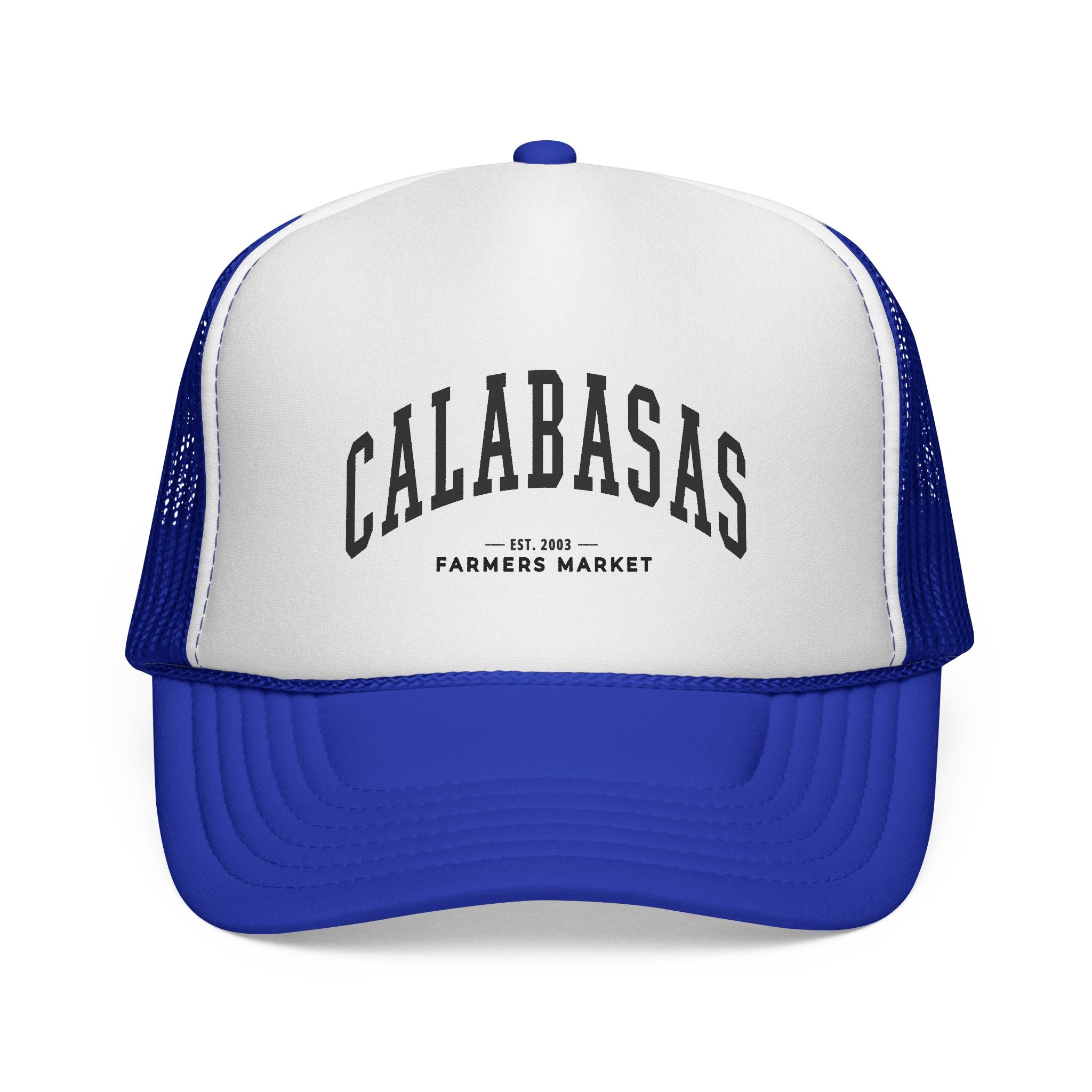 Calabasas Farmers Market Trucker Hat (Large City Text)