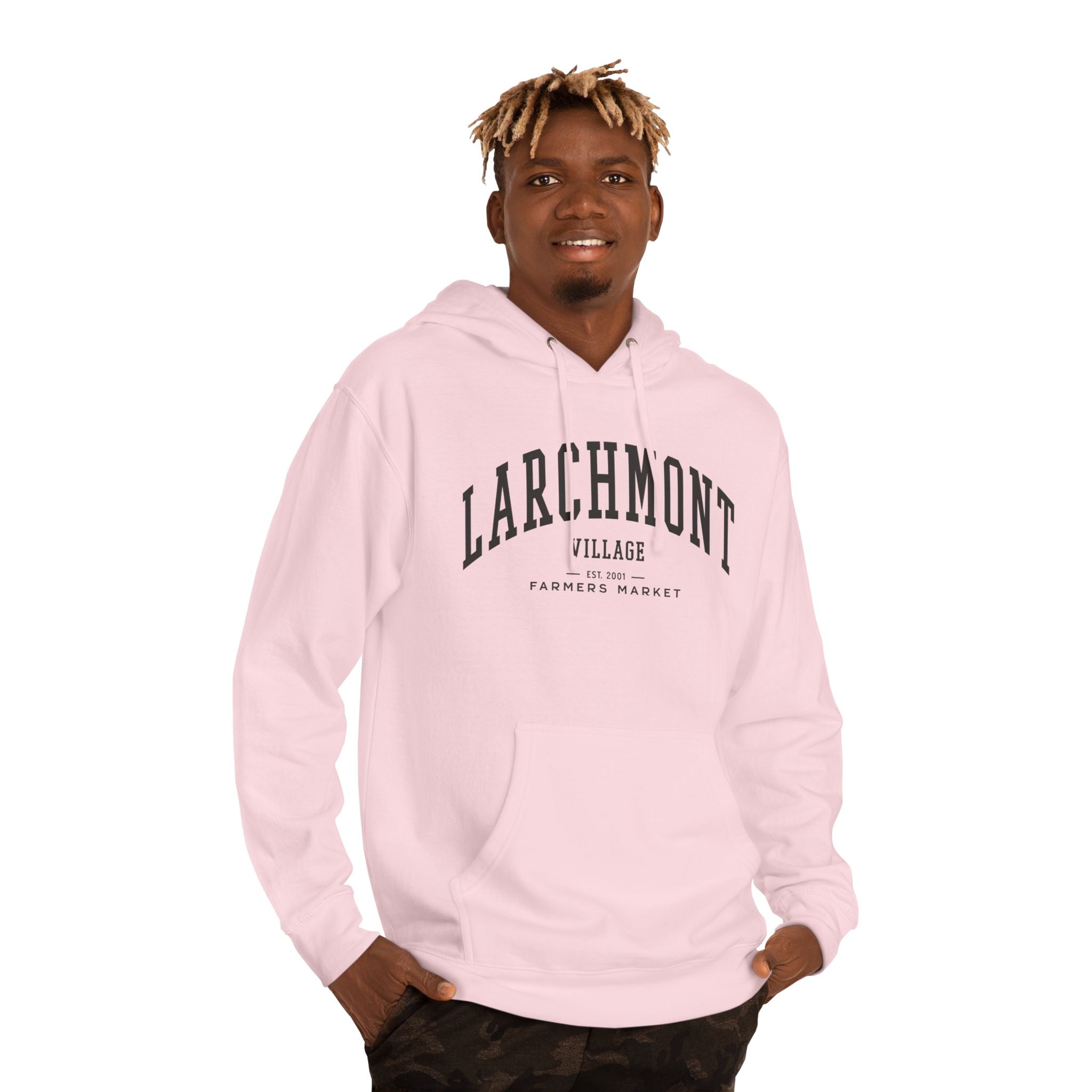 Larchmont Village Farmers Market Hoodie (Large City Text)
