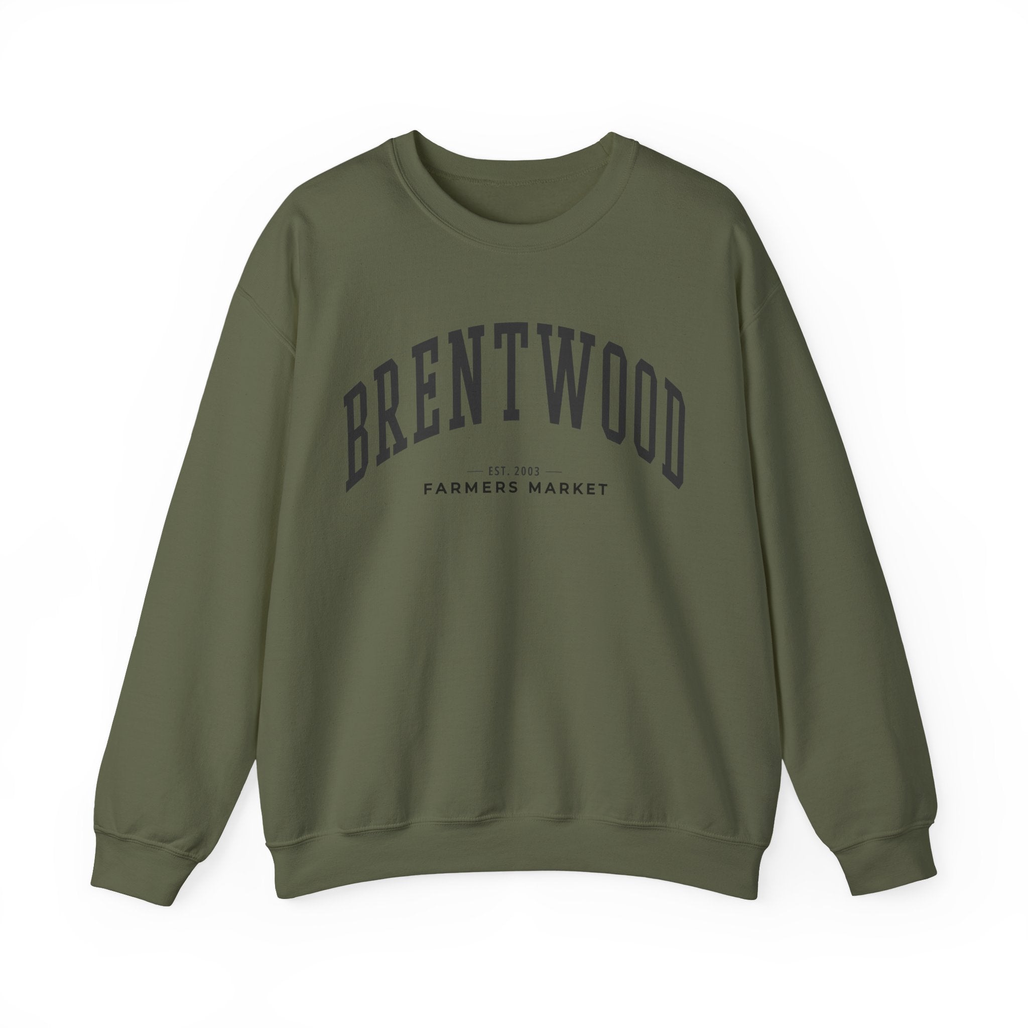 Brentwood Farmers Market Sweatshirt (Large City Text)