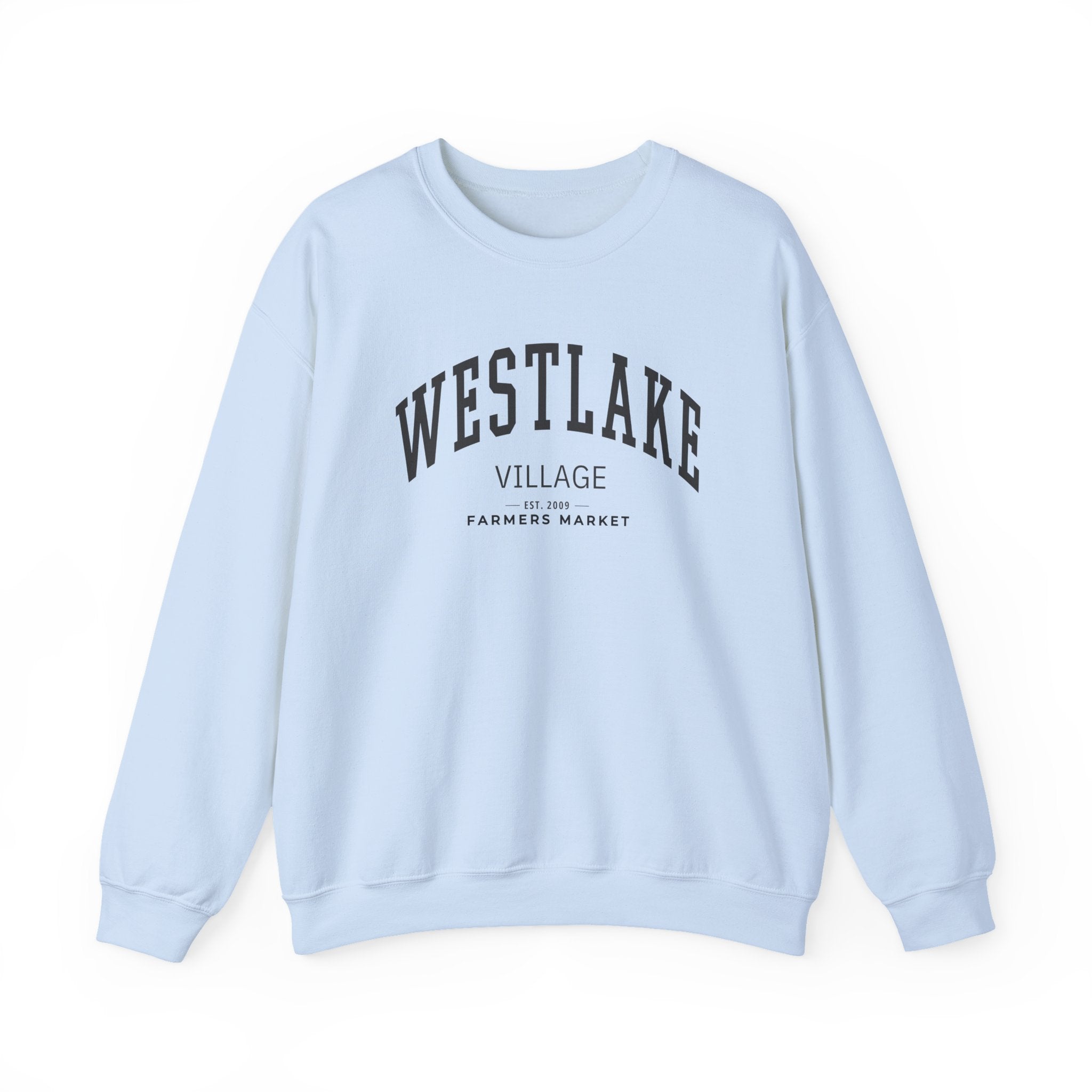 Westlake Village Farmers Market Collegiate Crewneck (Large City Text)