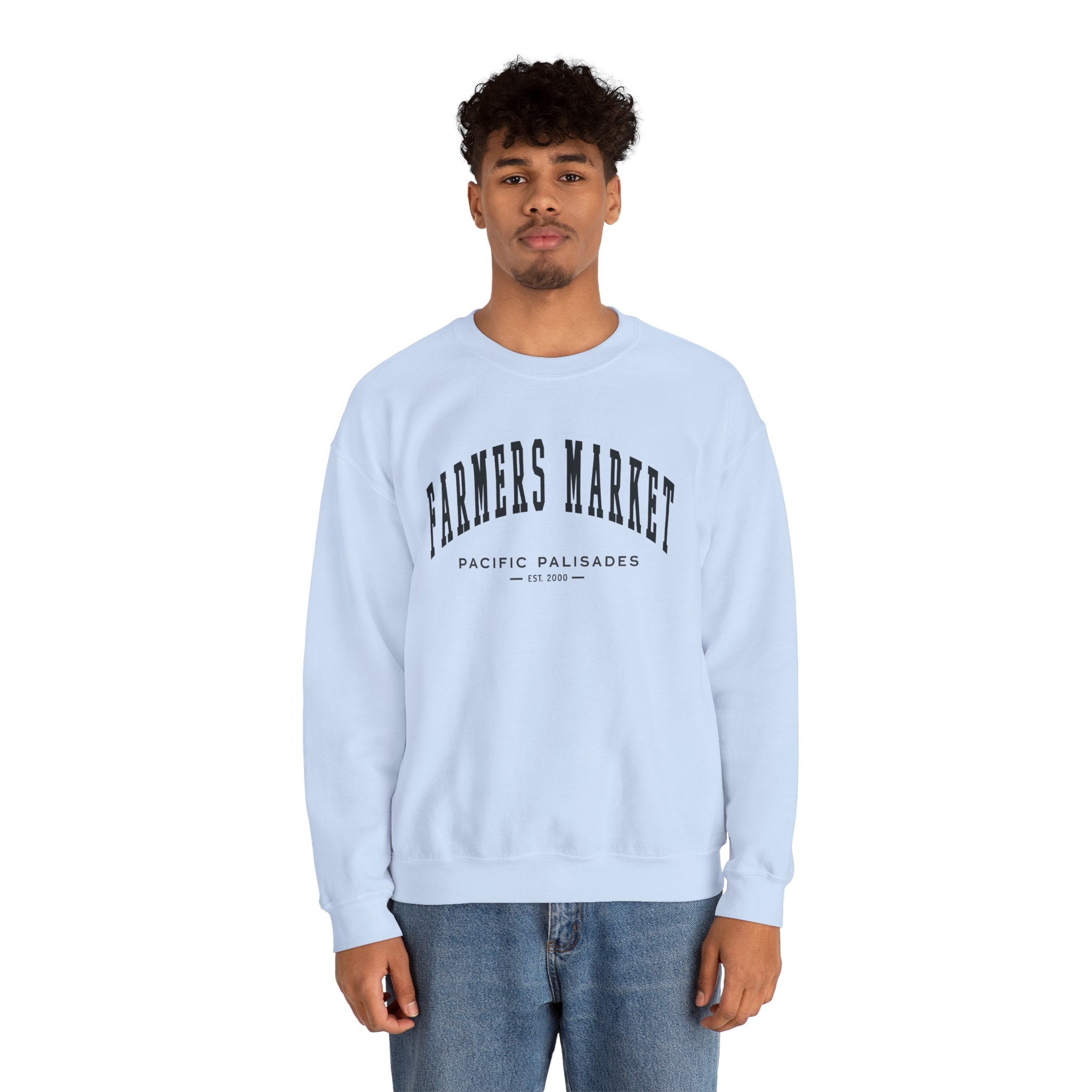 Pacific Palisades Farmers Market Collegiate Sweatshirt (Small City Text)