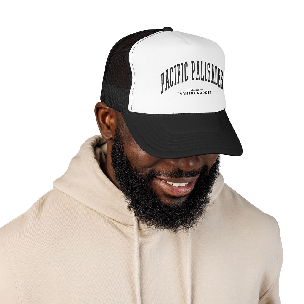 Pacific Palisades Market Trucker Hat (Large City Text)