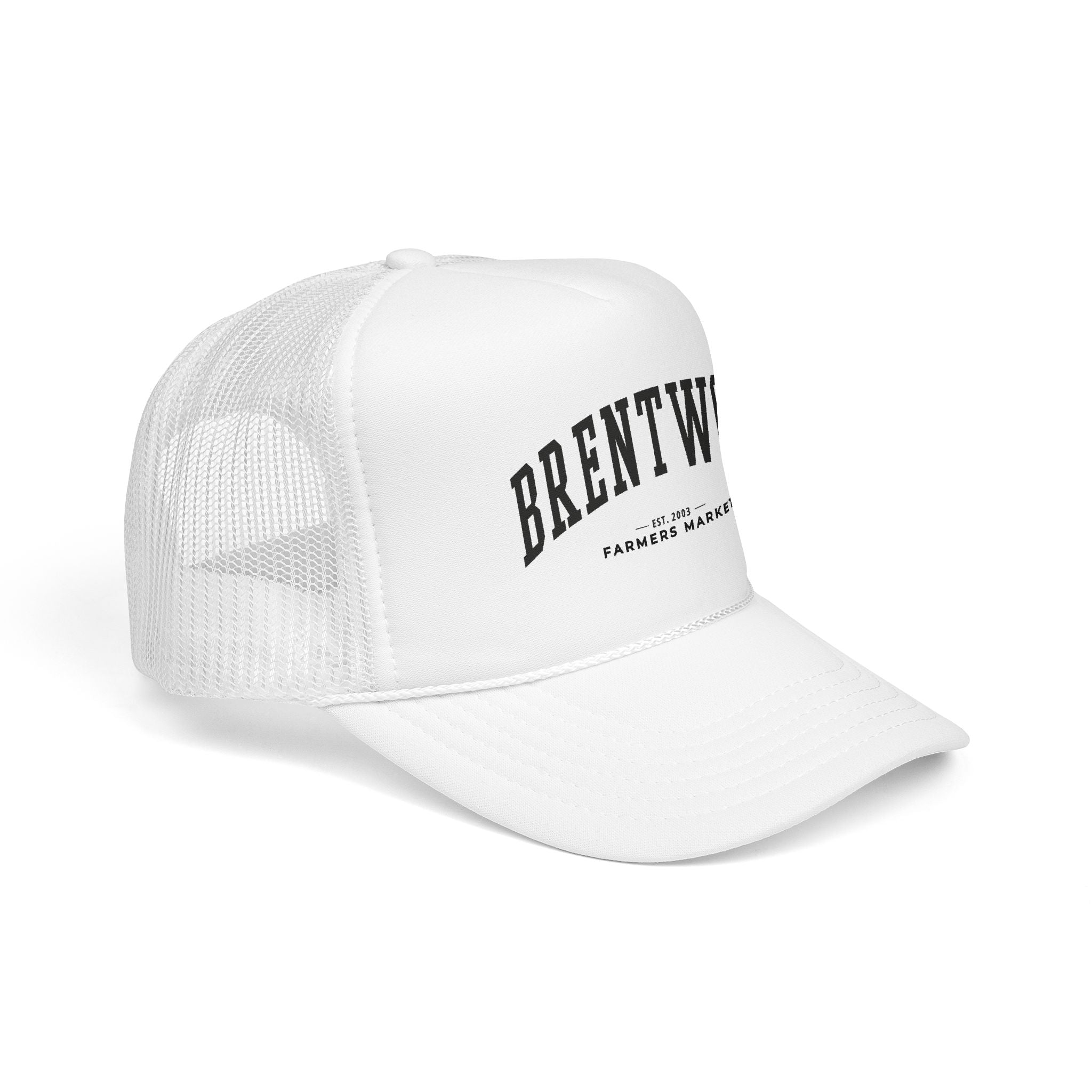 Brentwood Farmers Market Trucker Hat (Large City Text)