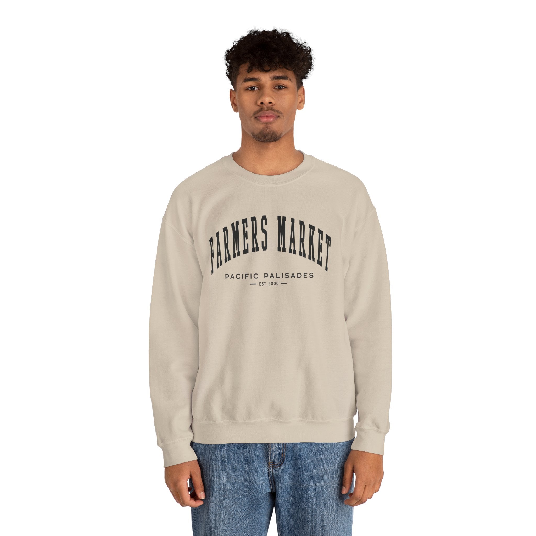 Pacific Palisades Farmers Market Collegiate Sweatshirt (Small City Text)